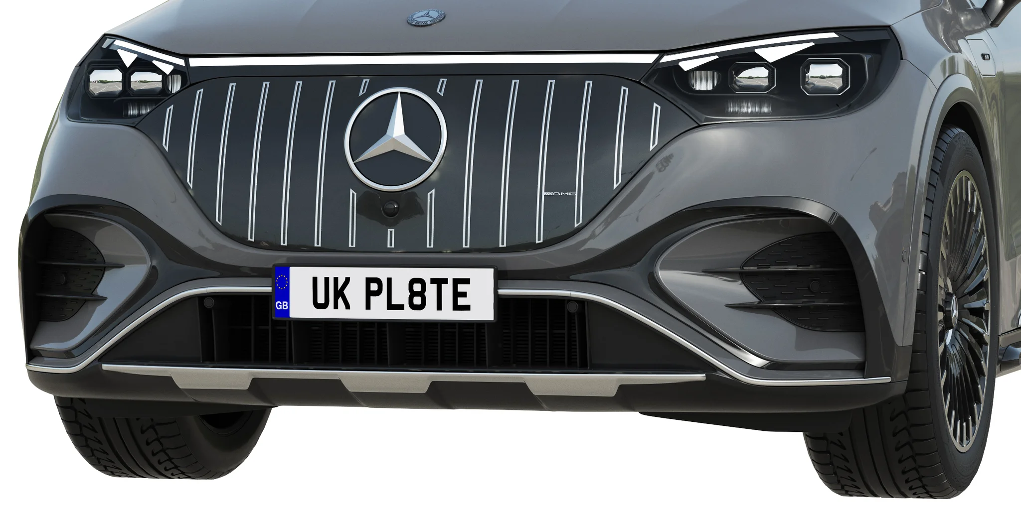 Mercedes Benz EQE53 AMG SUV, 3D model preview 4