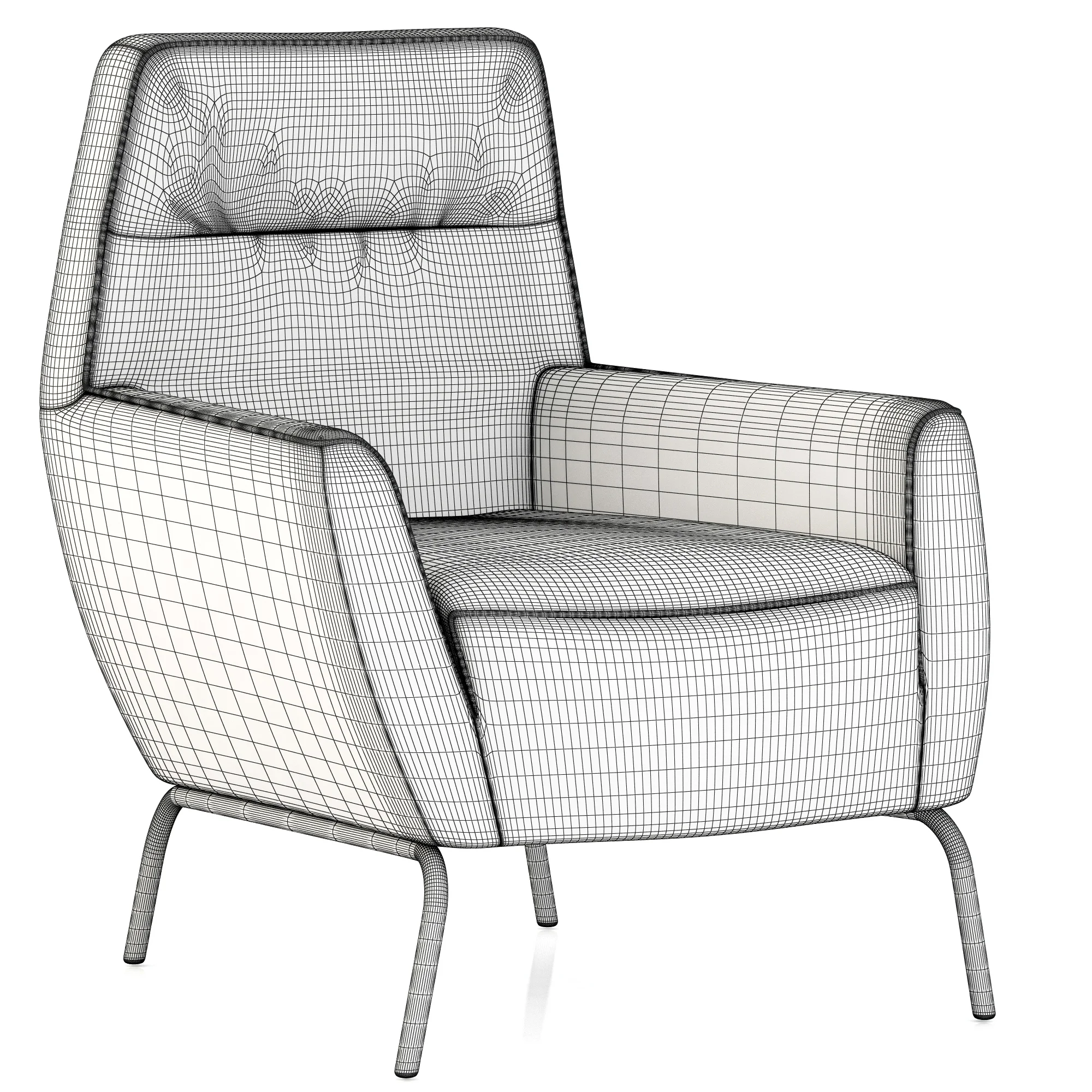 Ditre Italia Vela Chair — 3D model preview 2