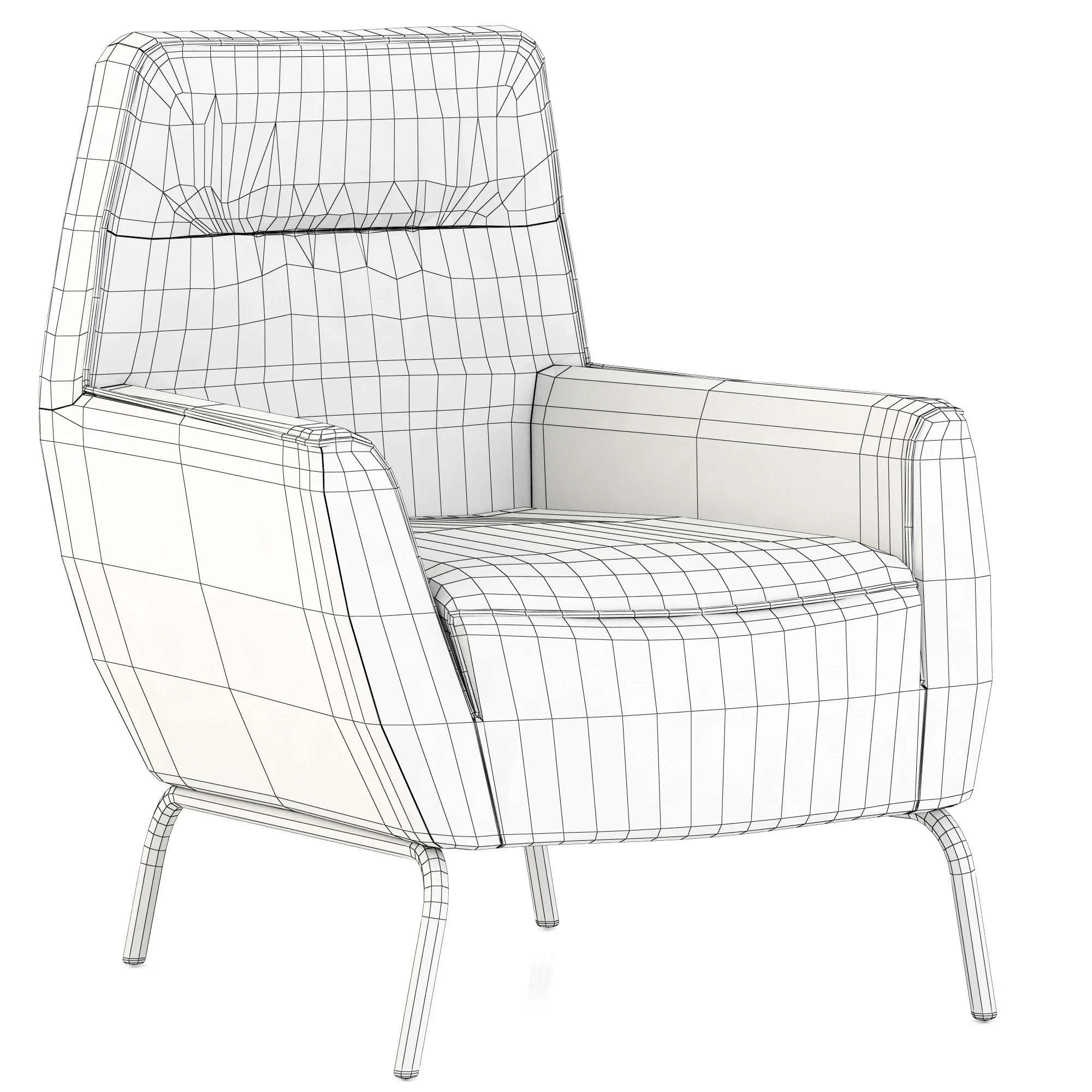 Ditre Italia Vela Chair — 3D model preview 3