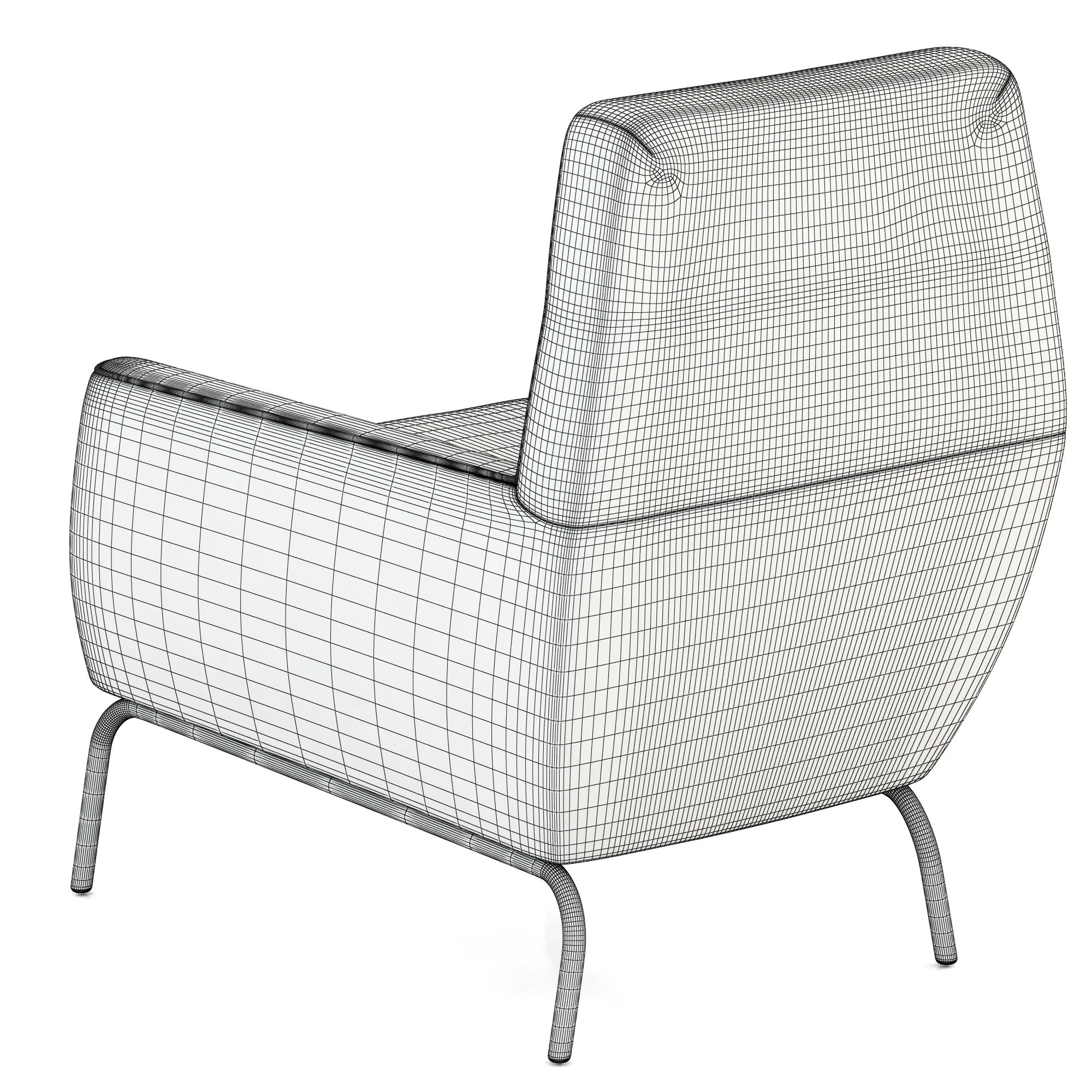 Ditre Italia Vela Chair — 3D model preview 6