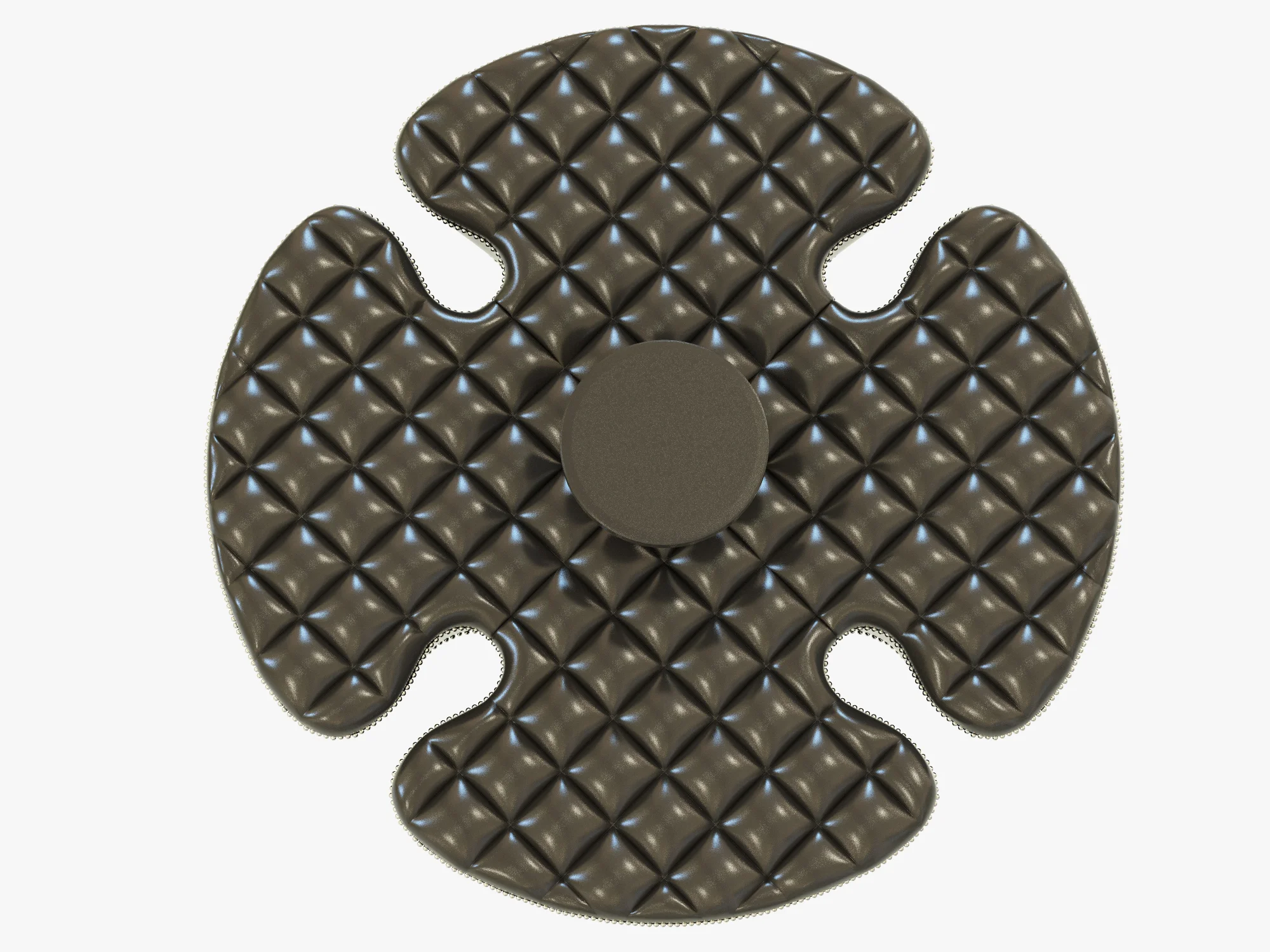 Francesco Molon CAPITONEED OTTOMAN CLOVER S519 — 3D model preview 6