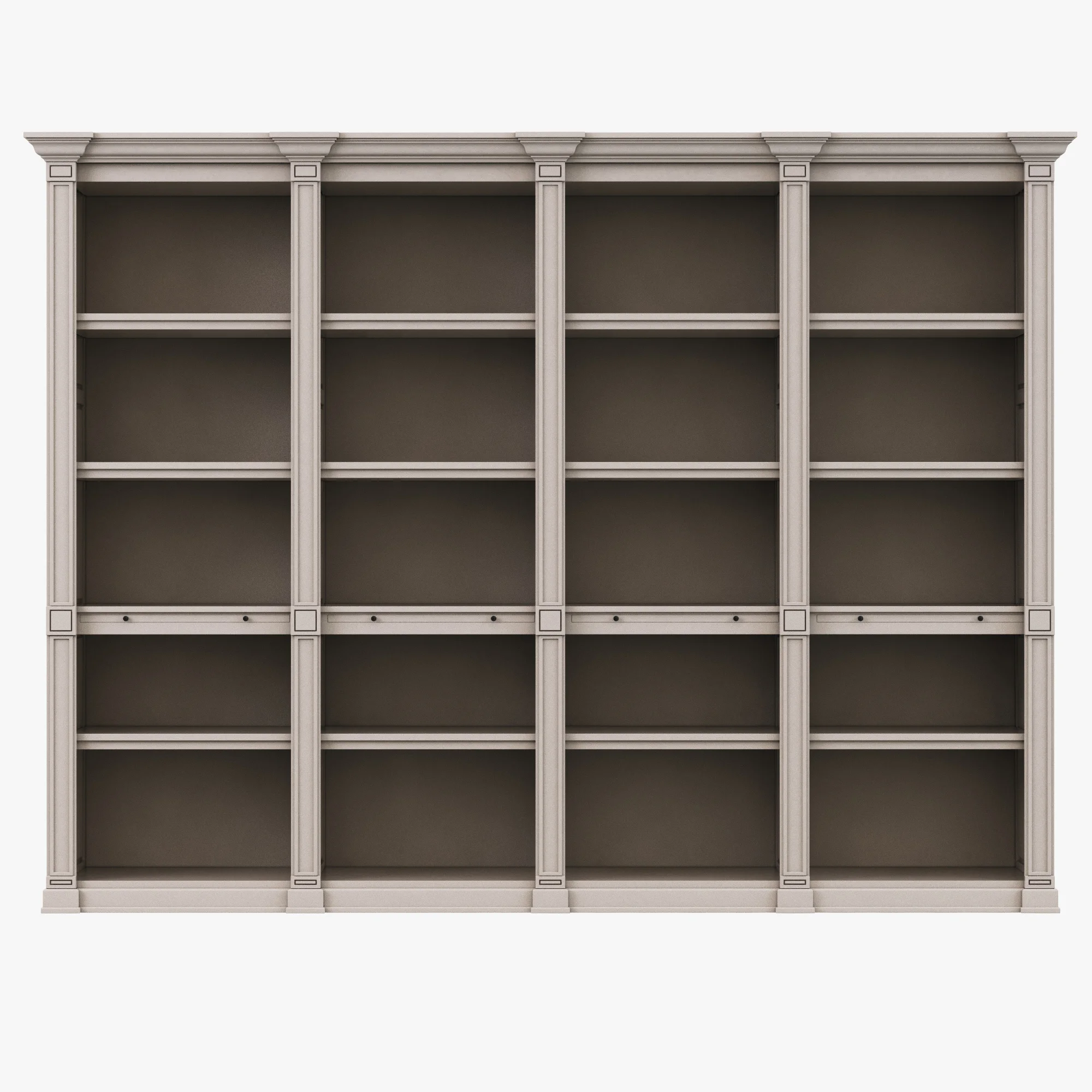 Restoration Hardware Atkins Quad Low Shelving — 3D model preview 3