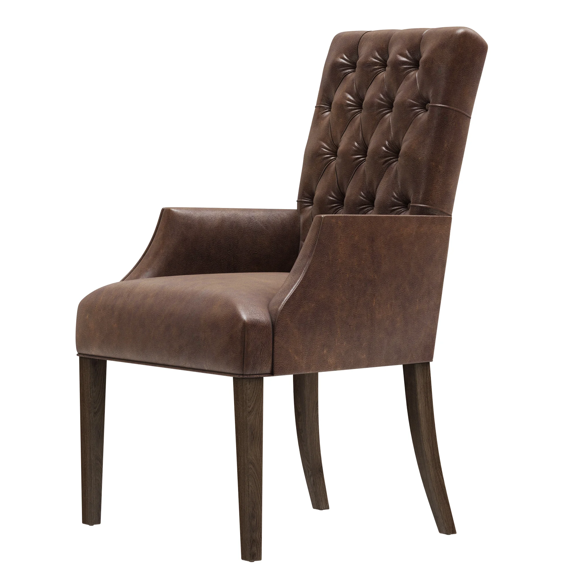 Restoration Hardware Bennett Parsons Leather Armchair — 3D model preview 3