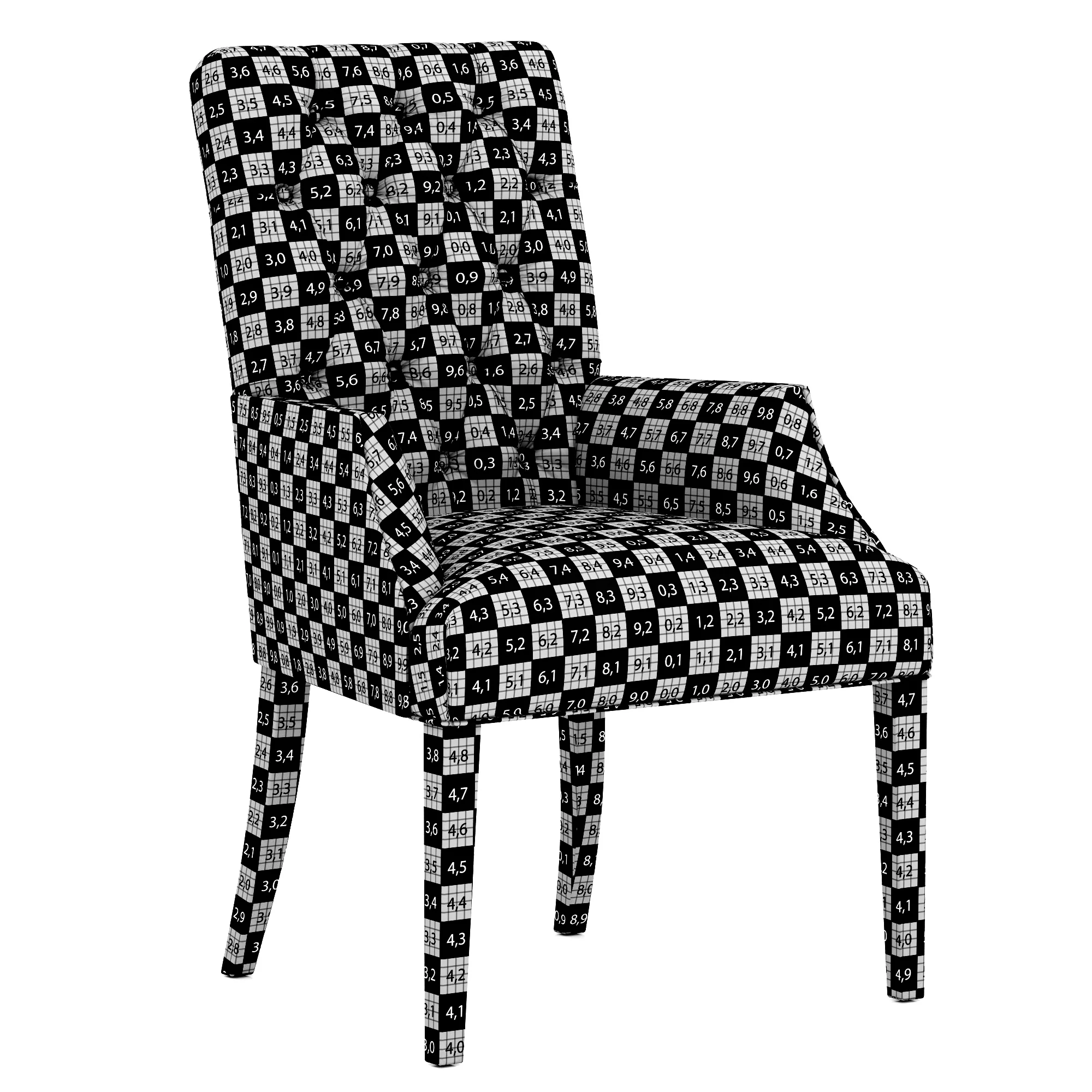Restoration Hardware Bennett Parsons Leather Armchair — 3D model preview 10
