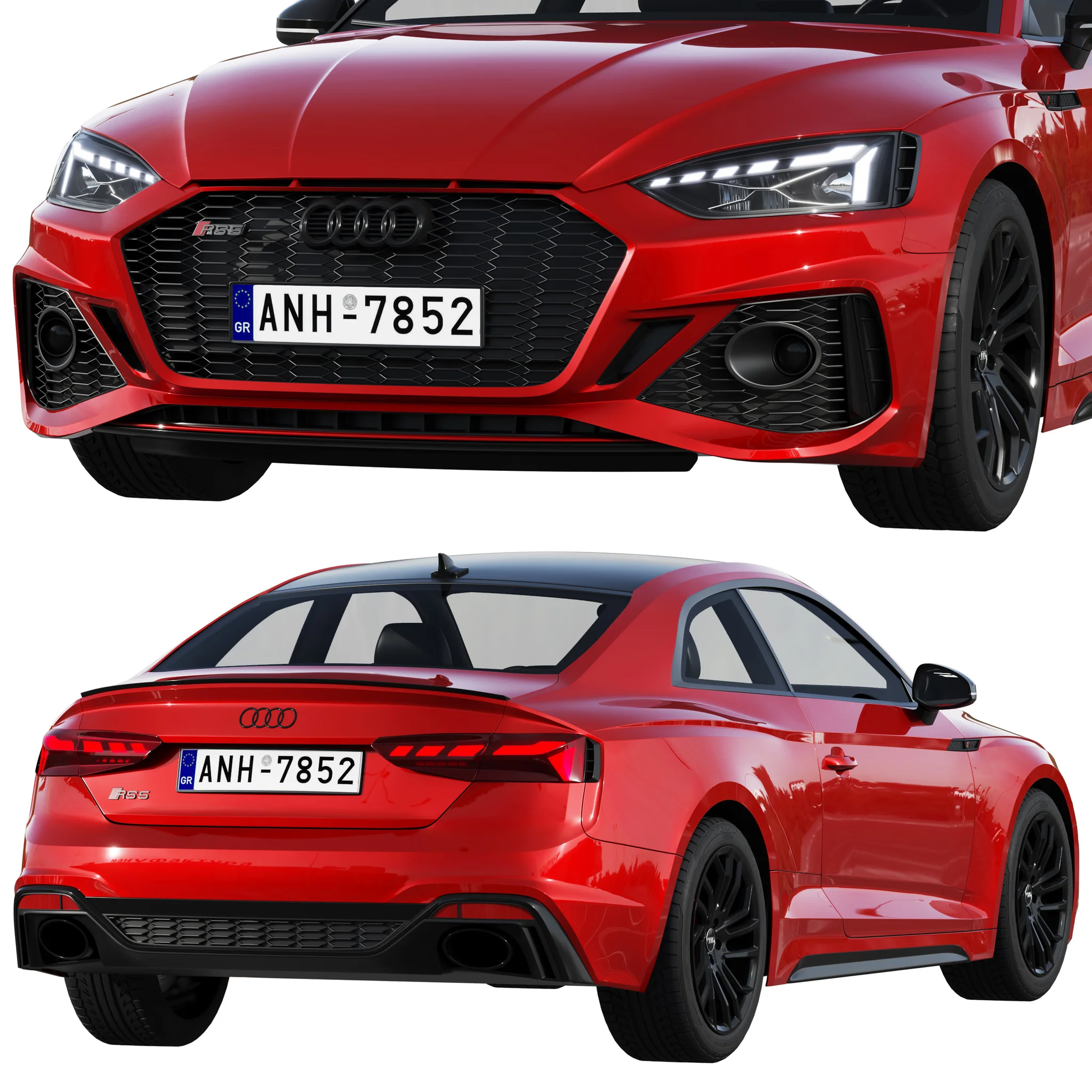 Audi RS5 Coupe, 3D model preview 3