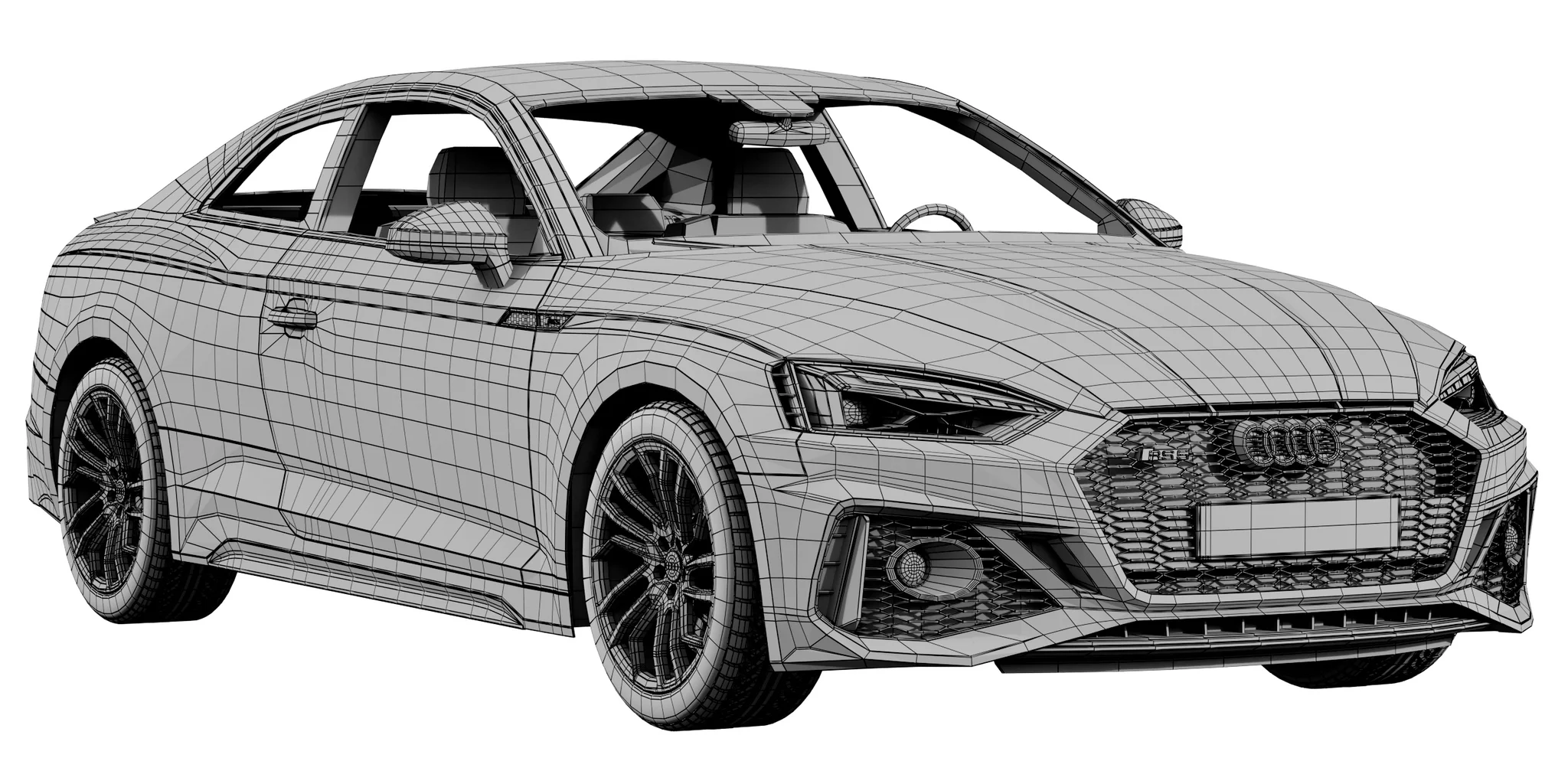 Audi RS5 Coupe, 3D model preview 17