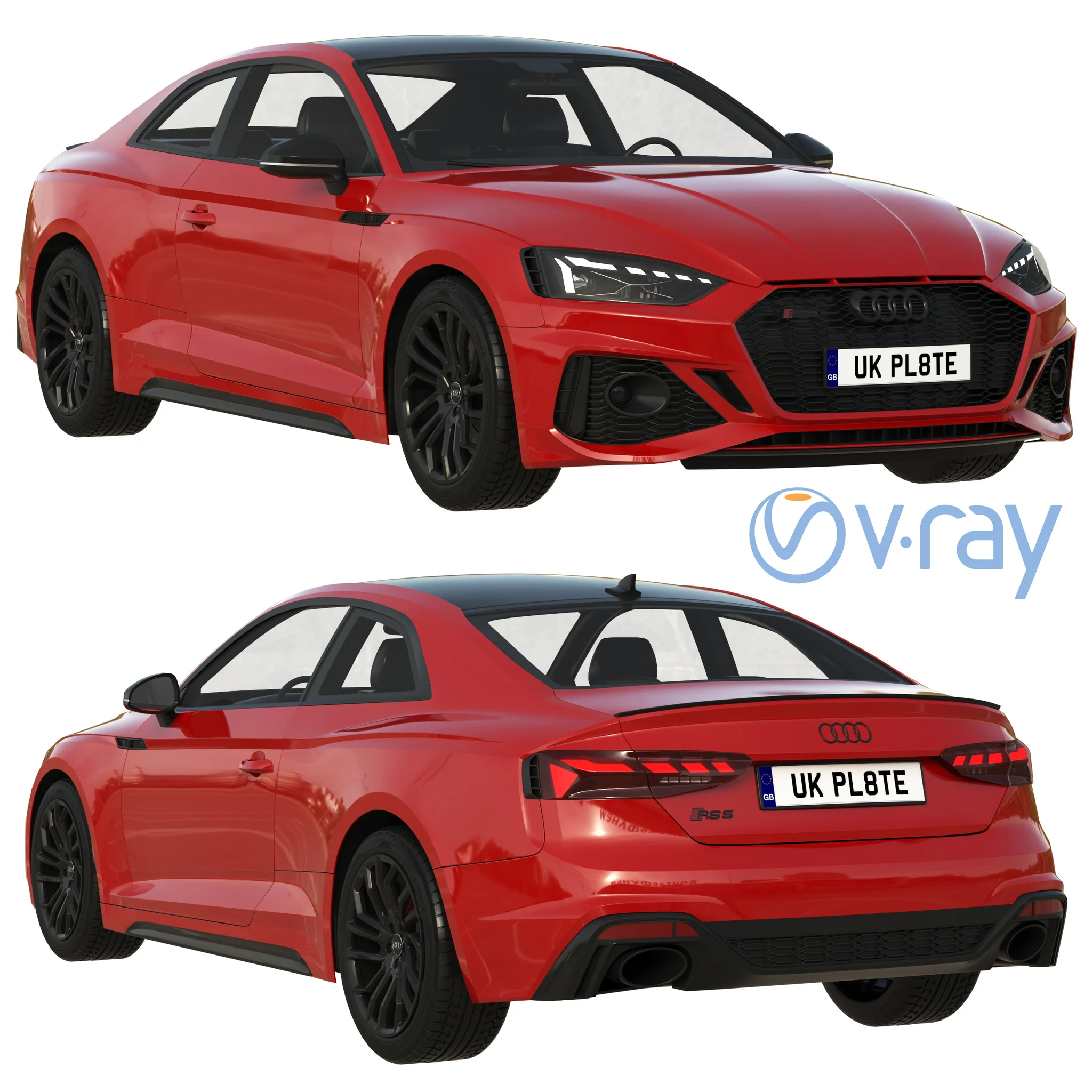 Audi RS5 Coupe, 3D model preview 20