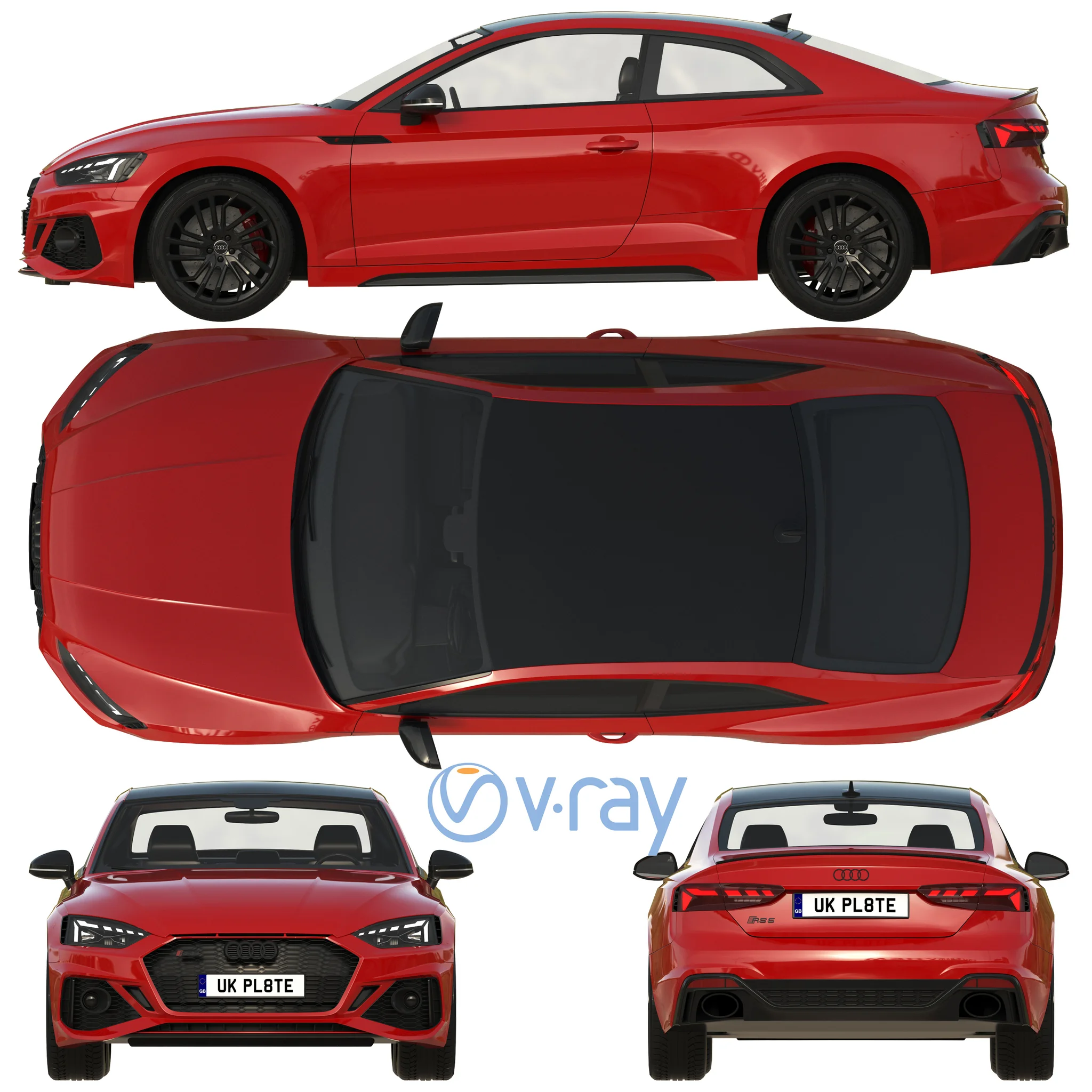 Audi RS5 Coupe, 3D model preview 29