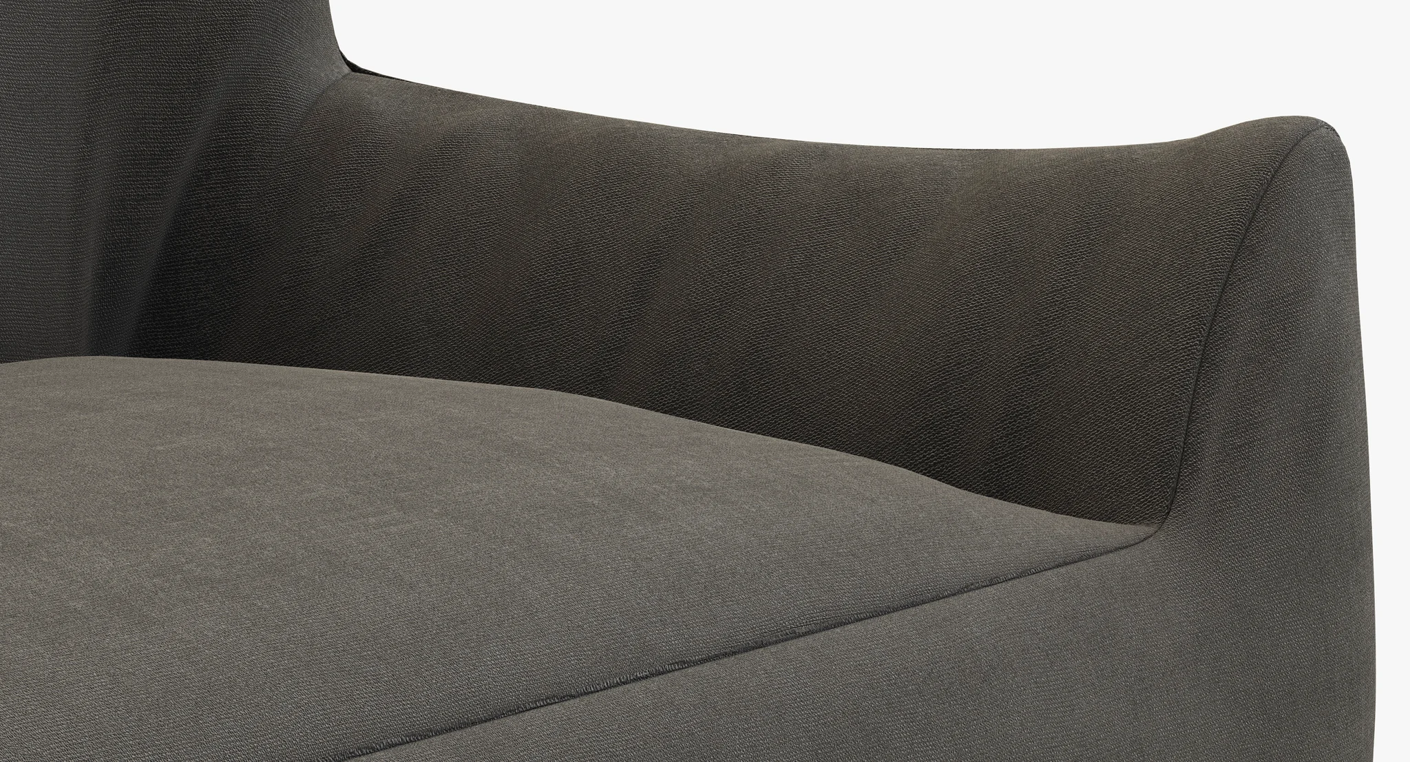 RH Teen Berlin Lounge Canvas Sofa — 3D model preview 11