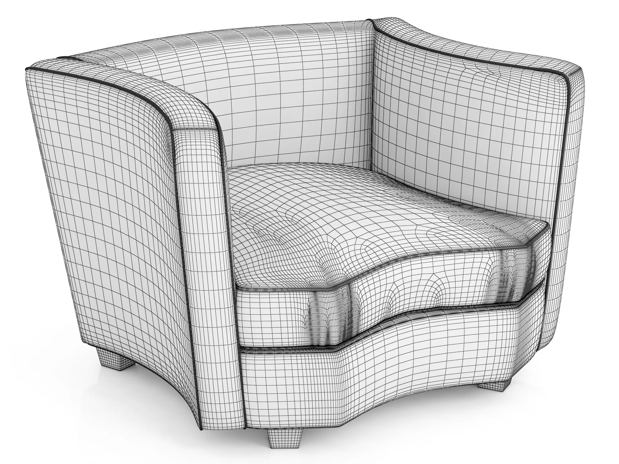 Eichholtz Giulietta Armchair — 3D model preview 9