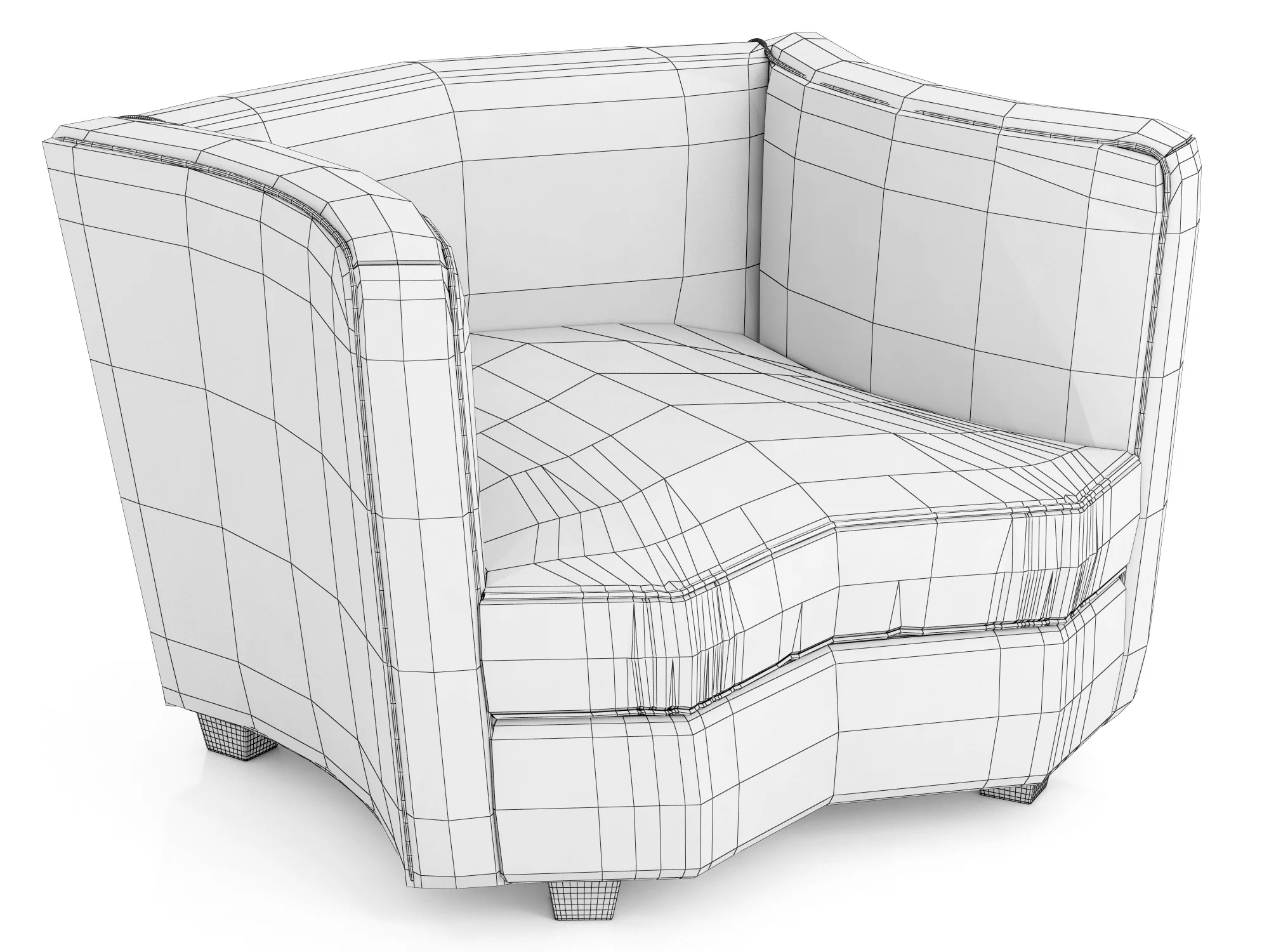 Eichholtz Giulietta Armchair — 3D model preview 10