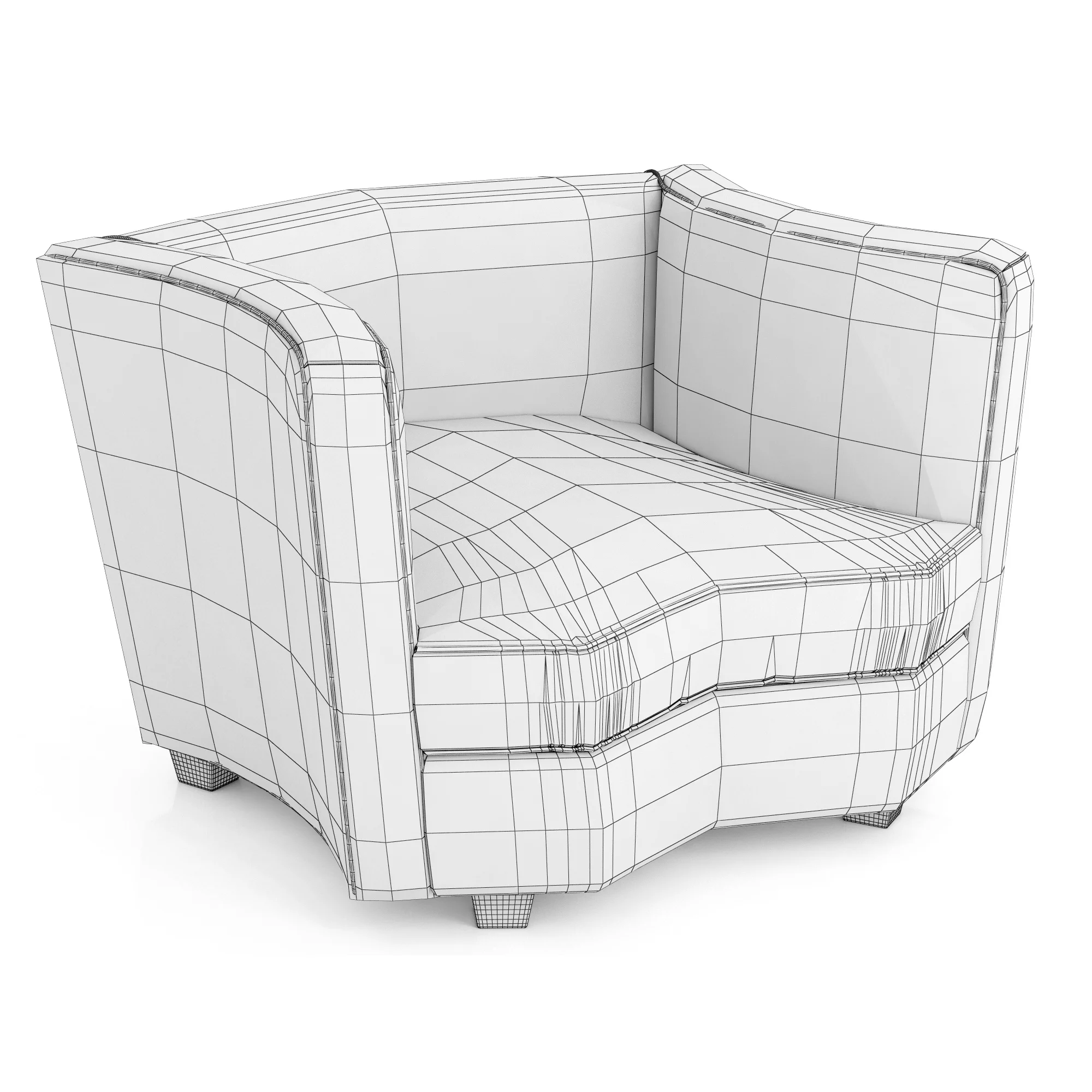 Eichholtz Giulietta Armchair — 3D model preview 11