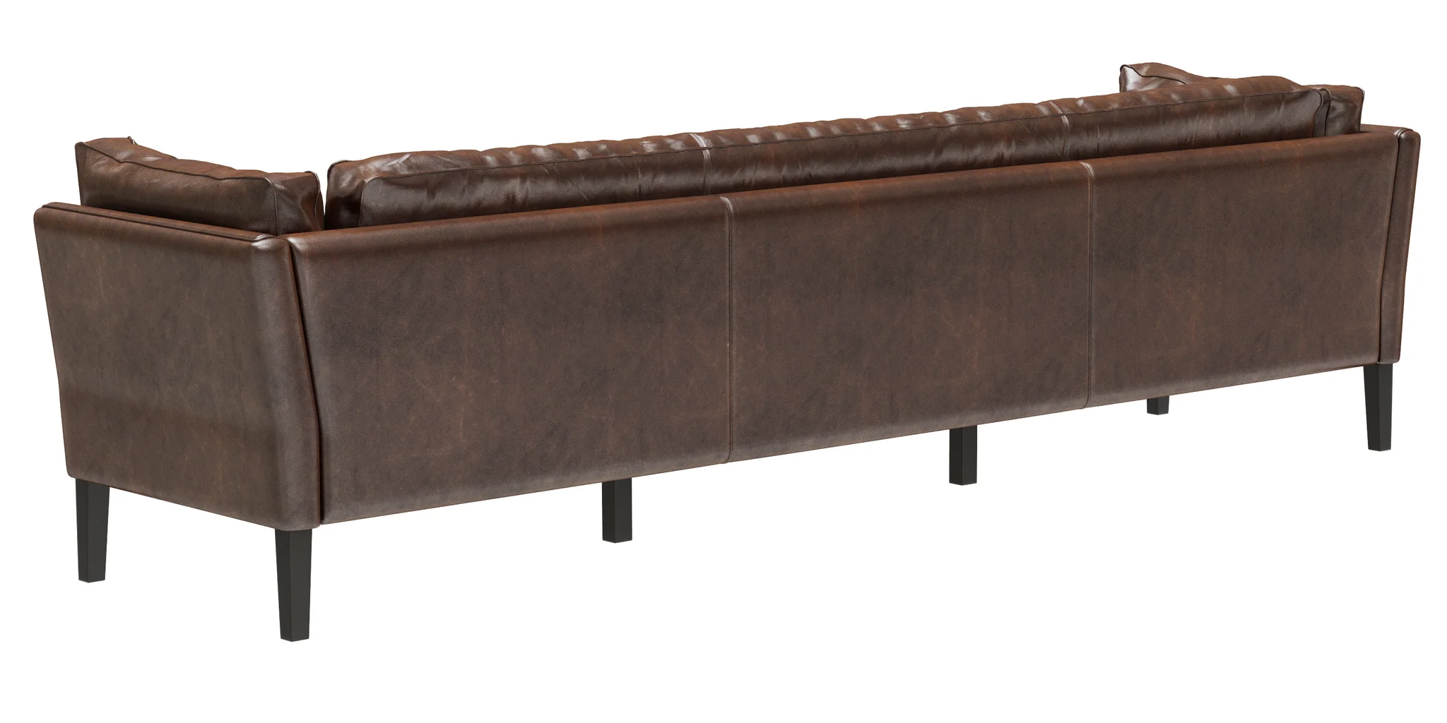 Restoration Hardware Sorensen Leather Sofa, 3D model preview 5
