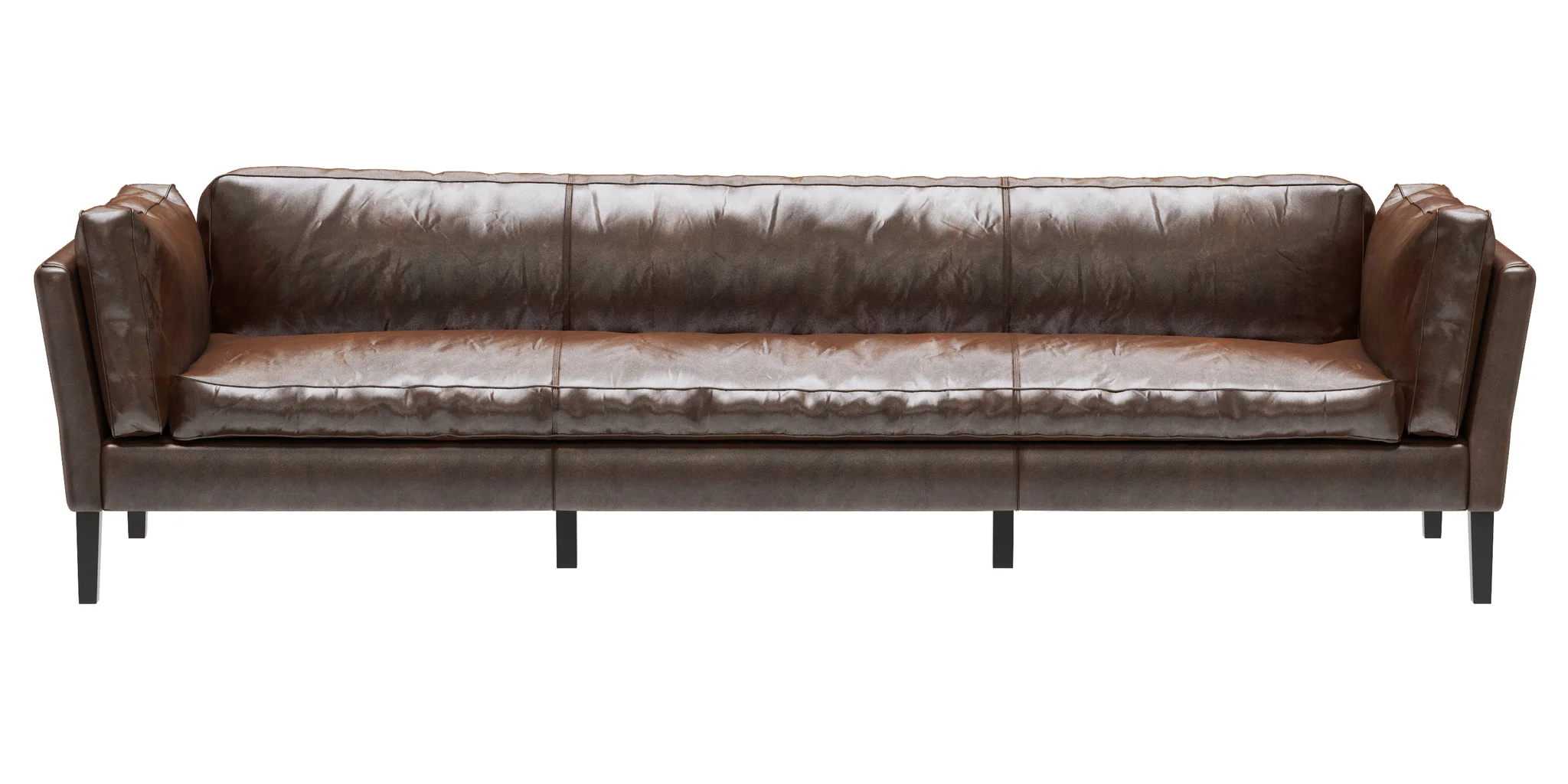 Restoration Hardware Sorensen Leather Sofa, 3D model preview 7