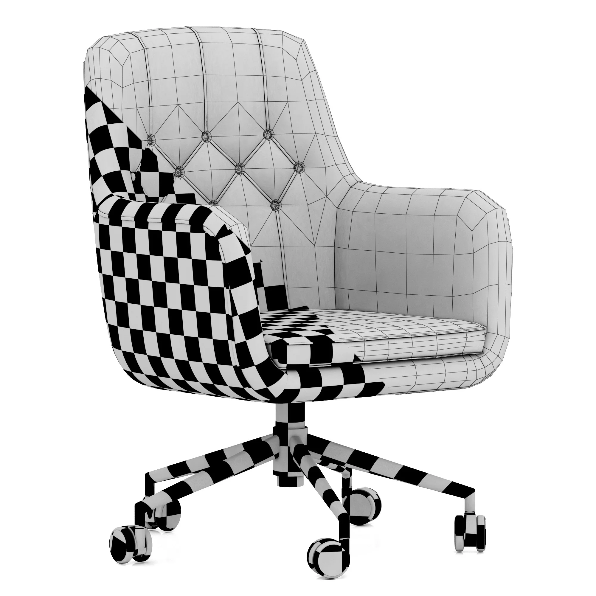 Vanguard Concept BRISTOL OFFICE ARMCHAIR — 3D model preview 9