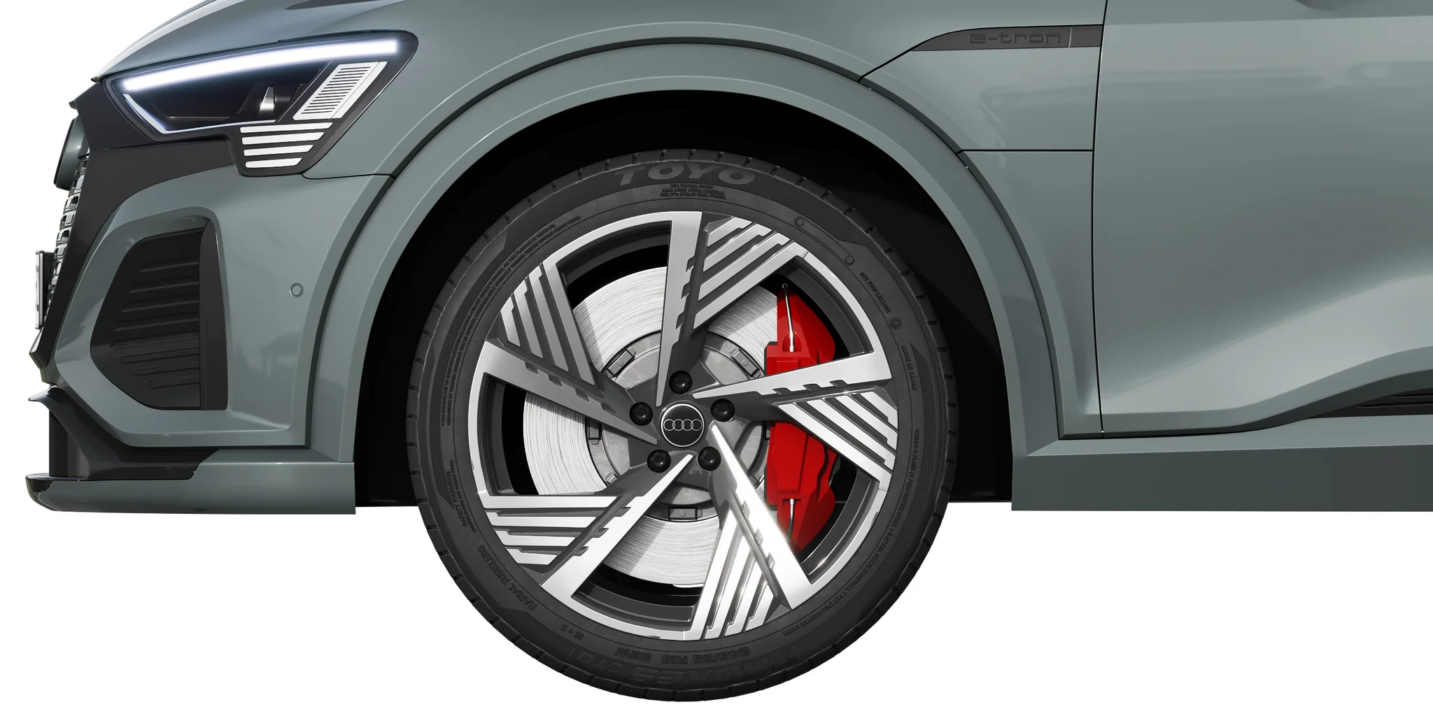 Audi Q8 E Tron Quattro, 3D model preview 1