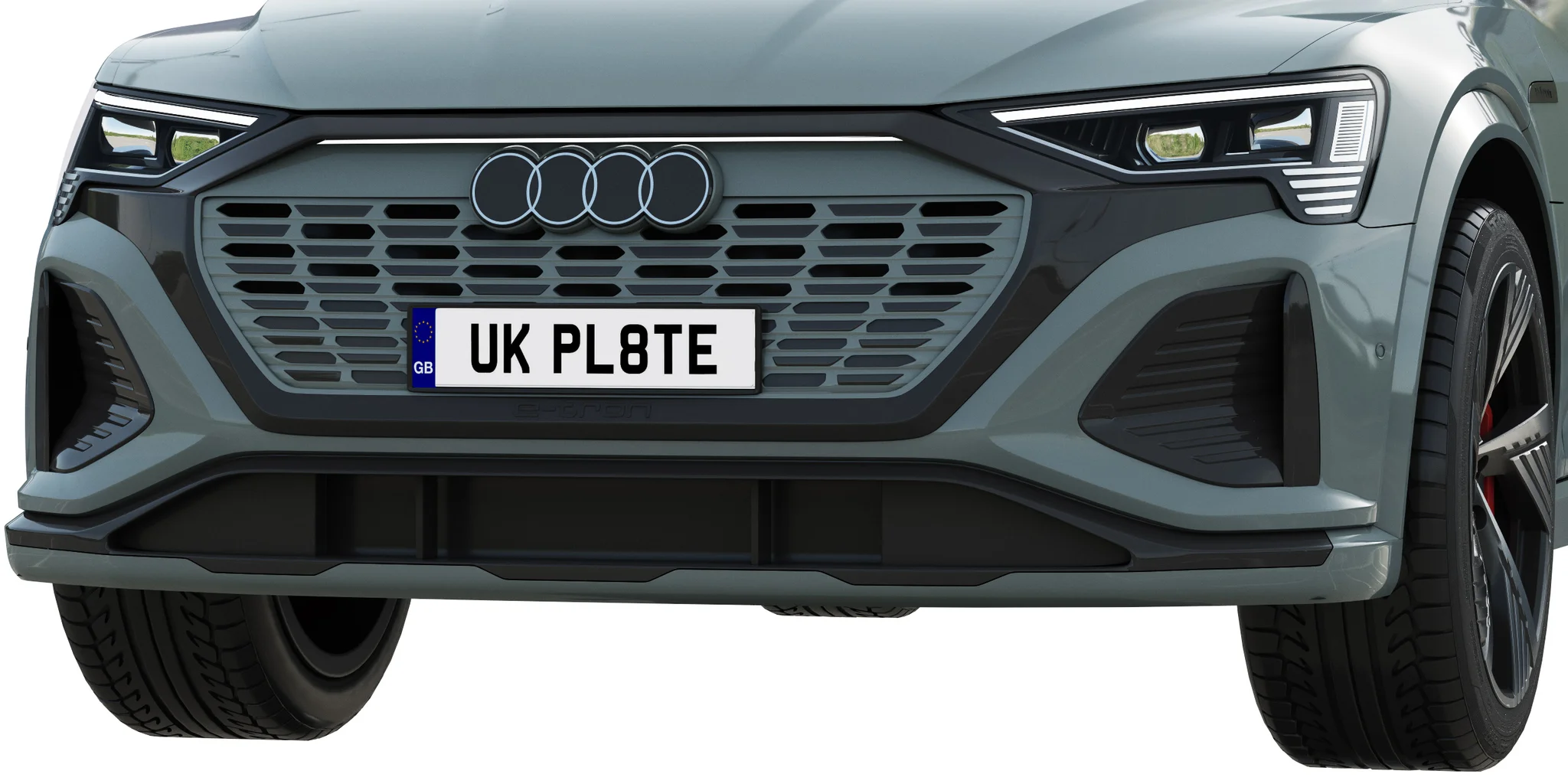 Audi Q8 E Tron Quattro, 3D model preview 4