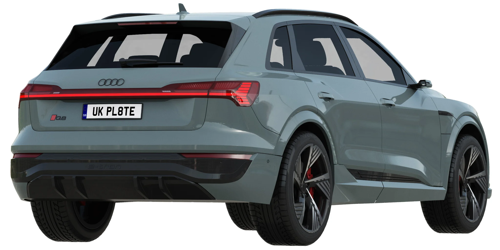 Audi Q8 E Tron Quattro, 3D model preview 9