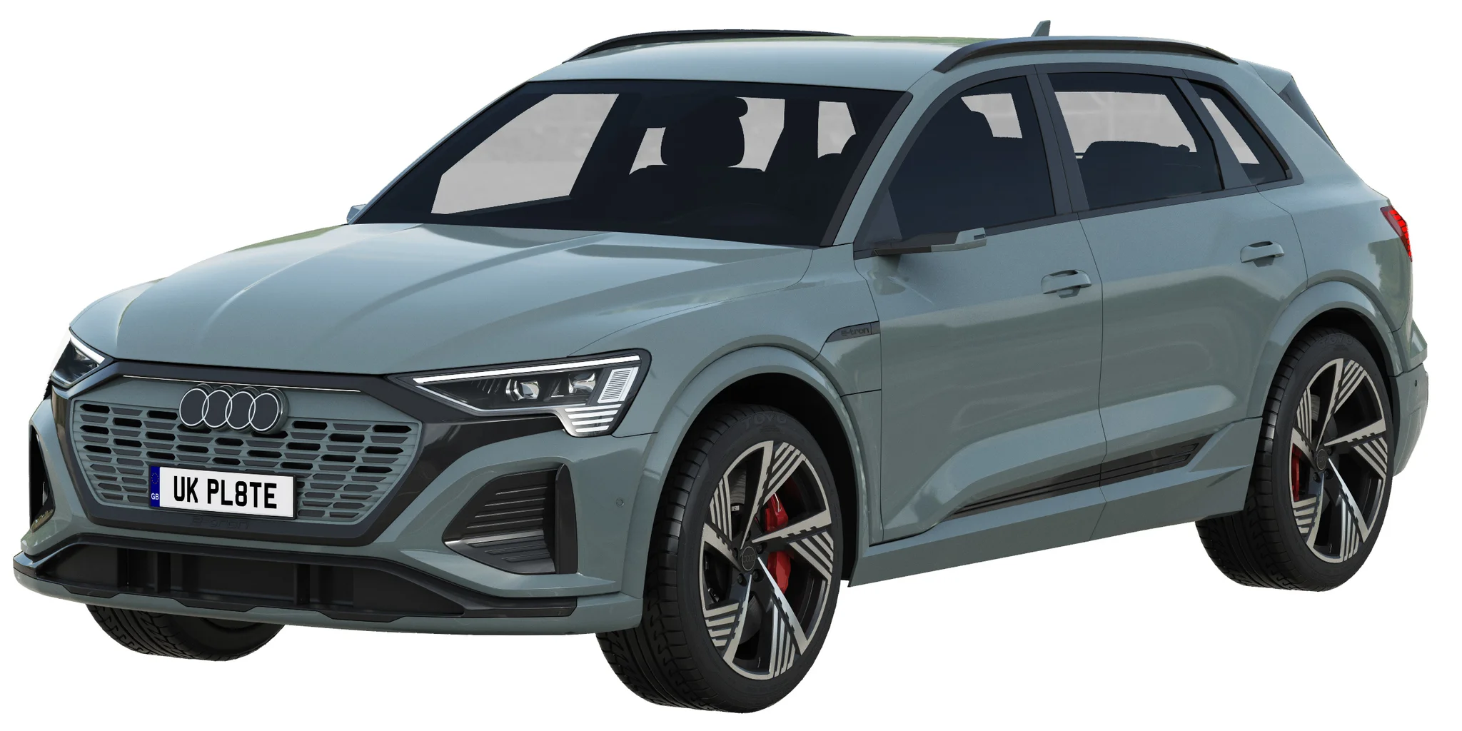 Audi Q8 E Tron Quattro, 3D model preview 13