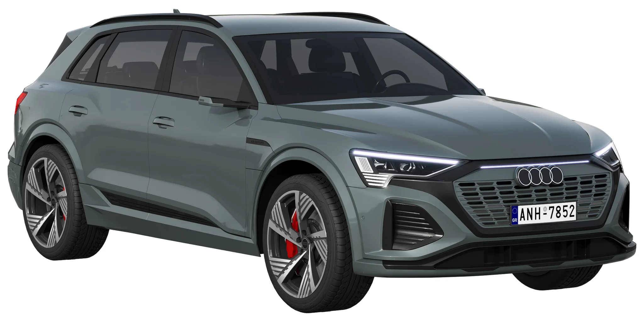 Audi Q8 E Tron Quattro, 3D model preview 15