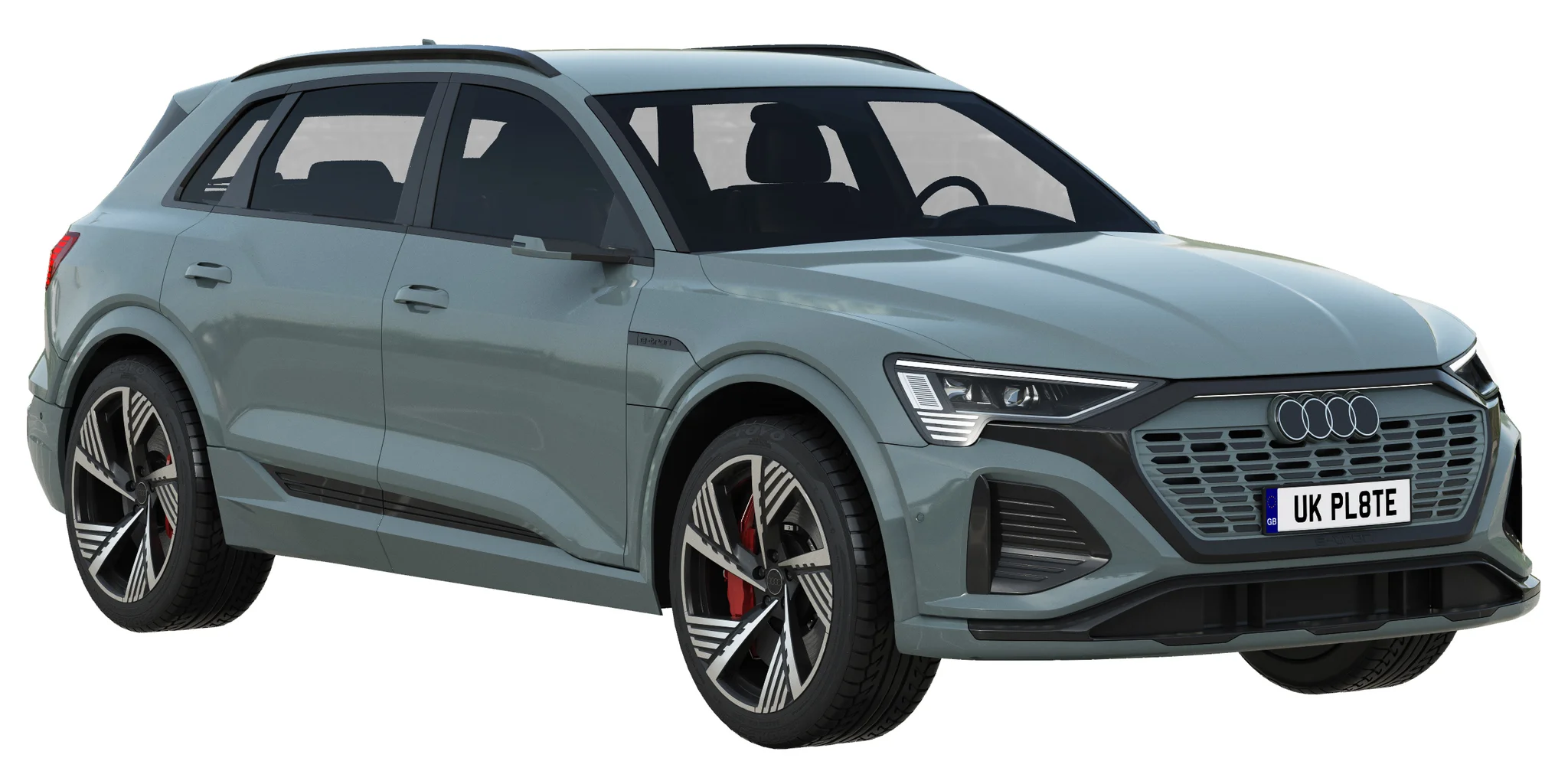 Audi Q8 E Tron Quattro, 3D model preview 19