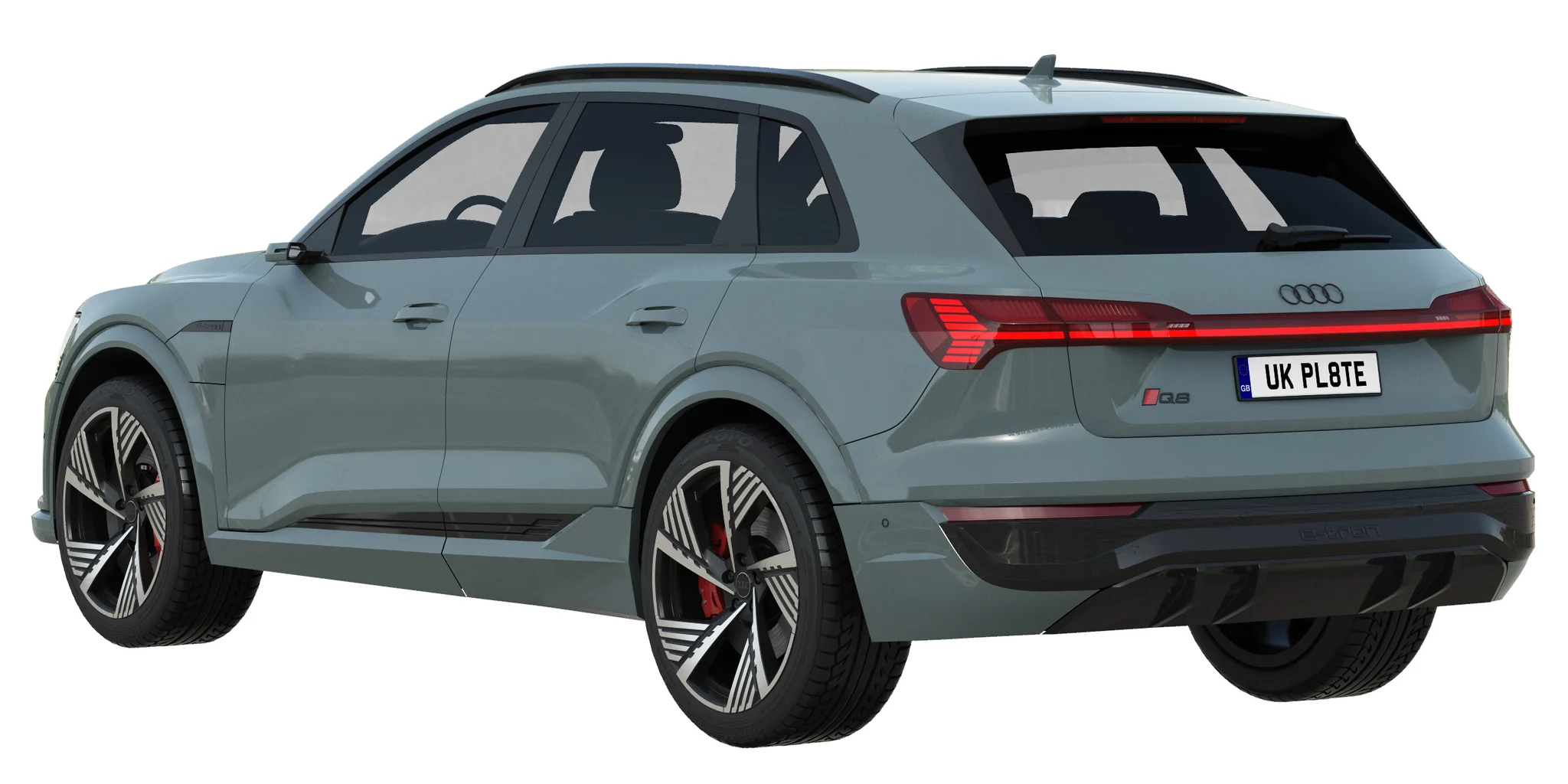Audi Q8 E Tron Quattro, 3D model preview 24