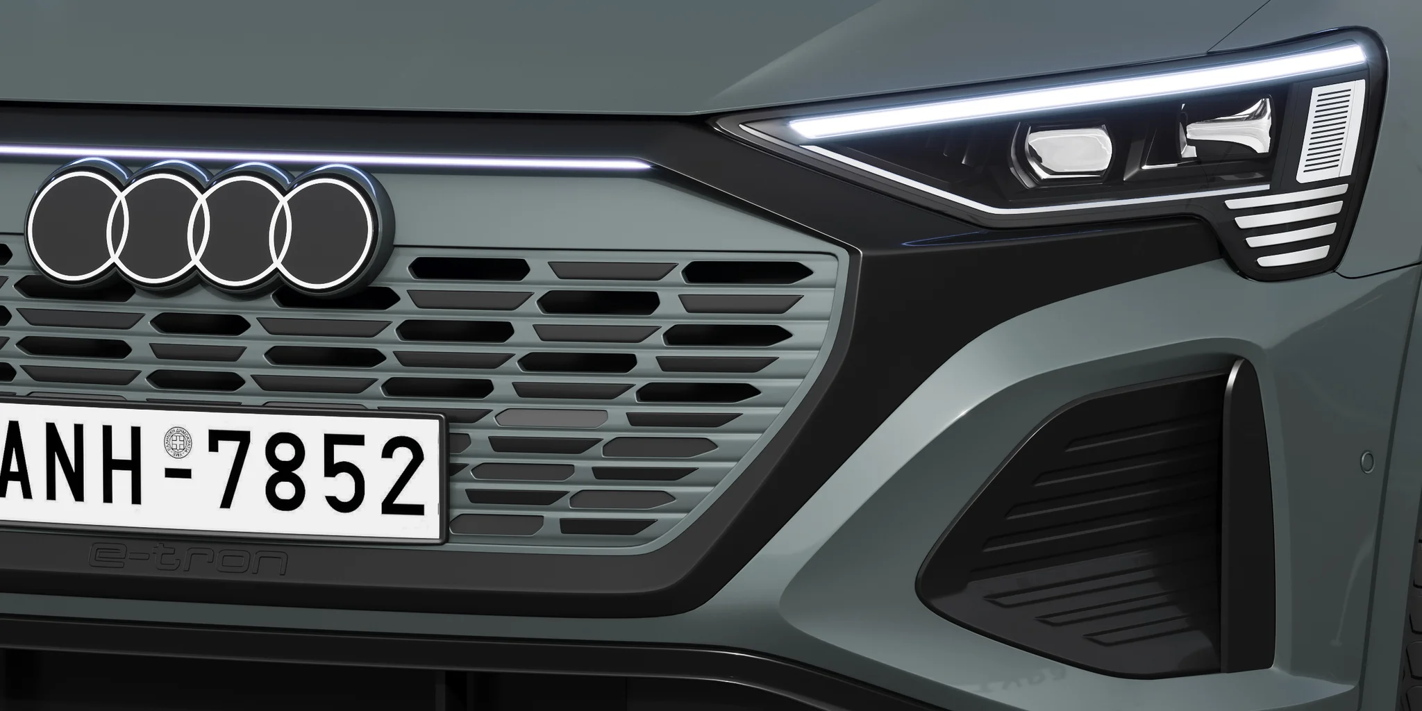 Audi Q8 E Tron Quattro, 3D model preview 26