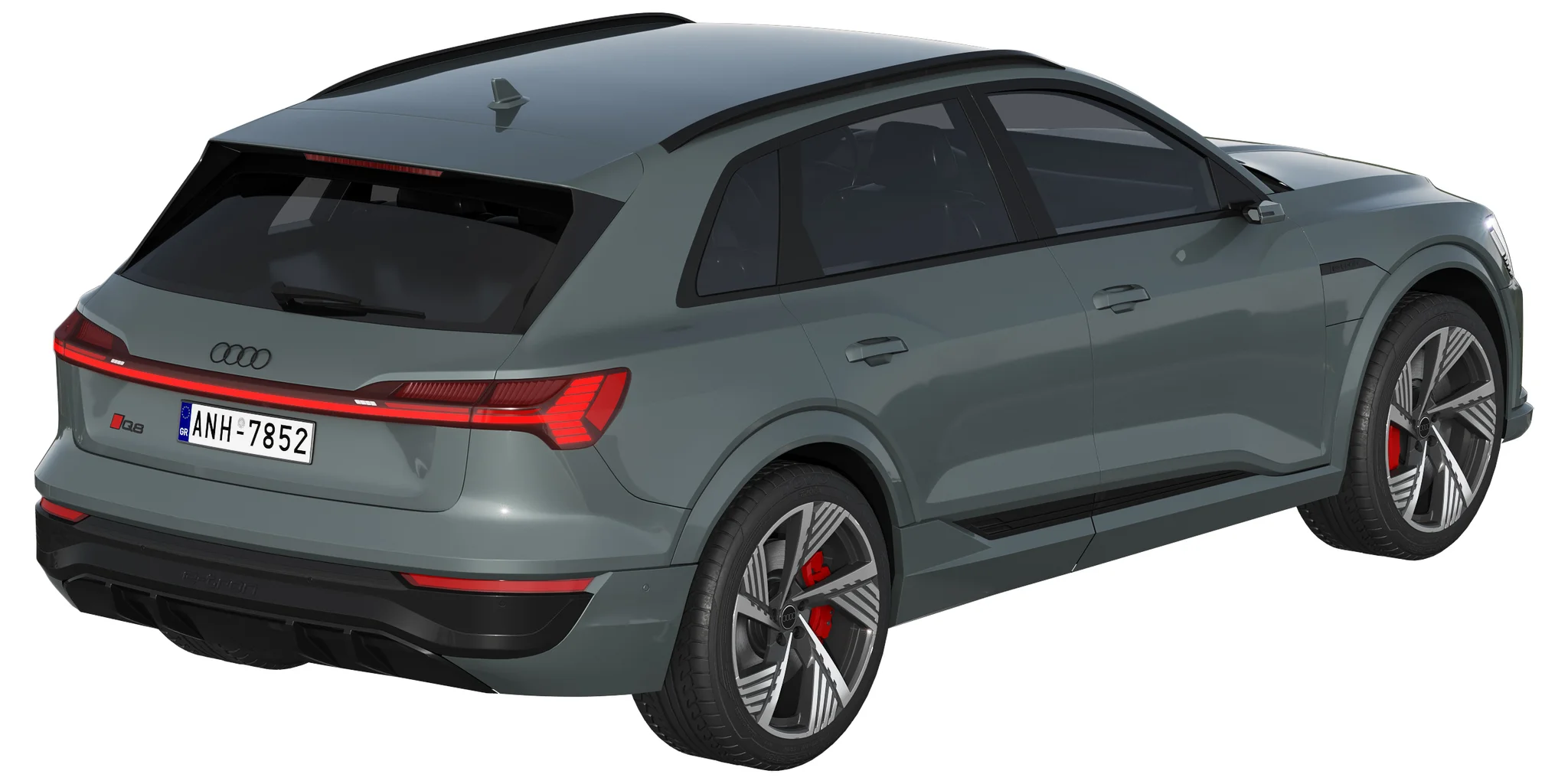 Audi Q8 E Tron Quattro, 3D model preview 35