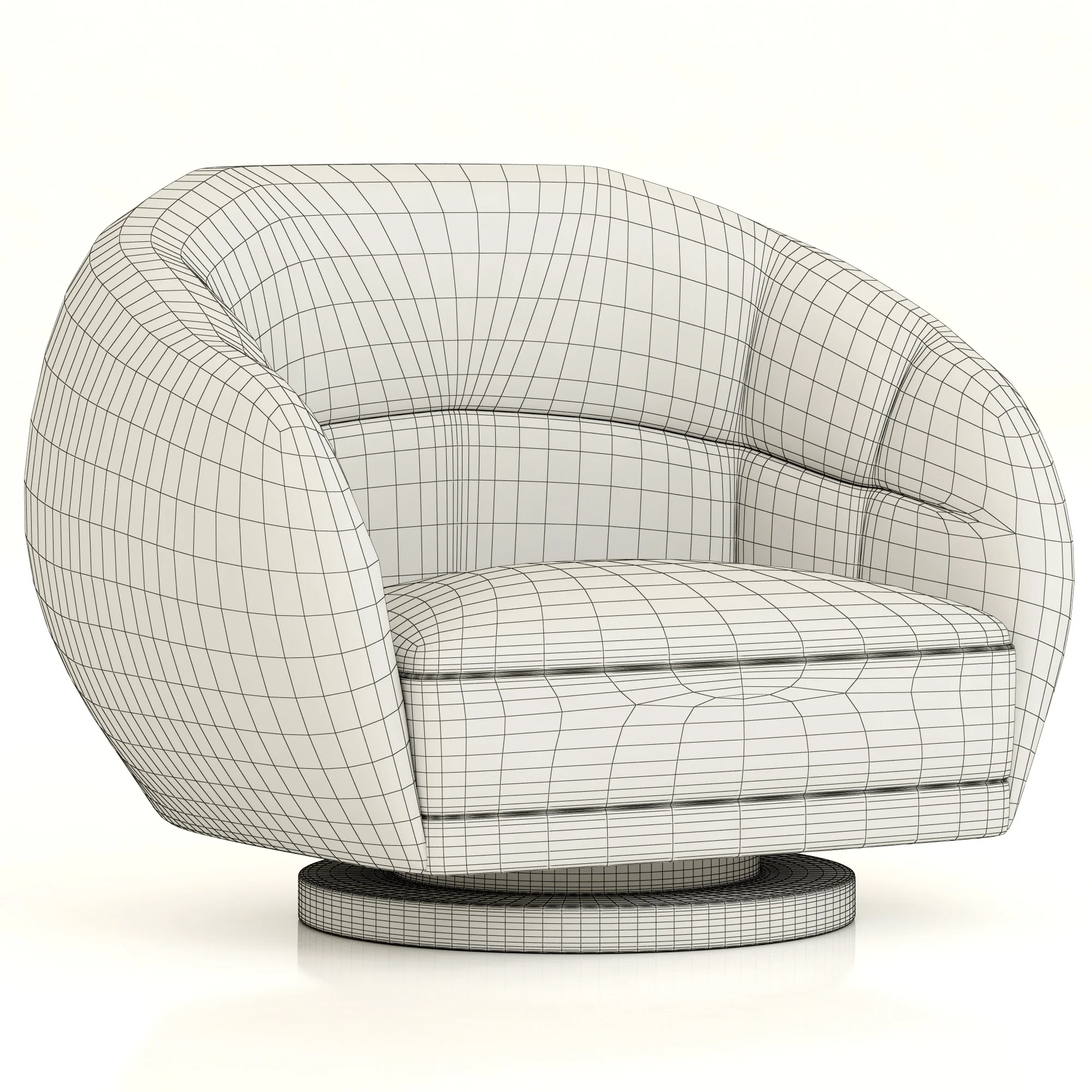 Essential Home Mansfield Armchair — 3D model preview 2