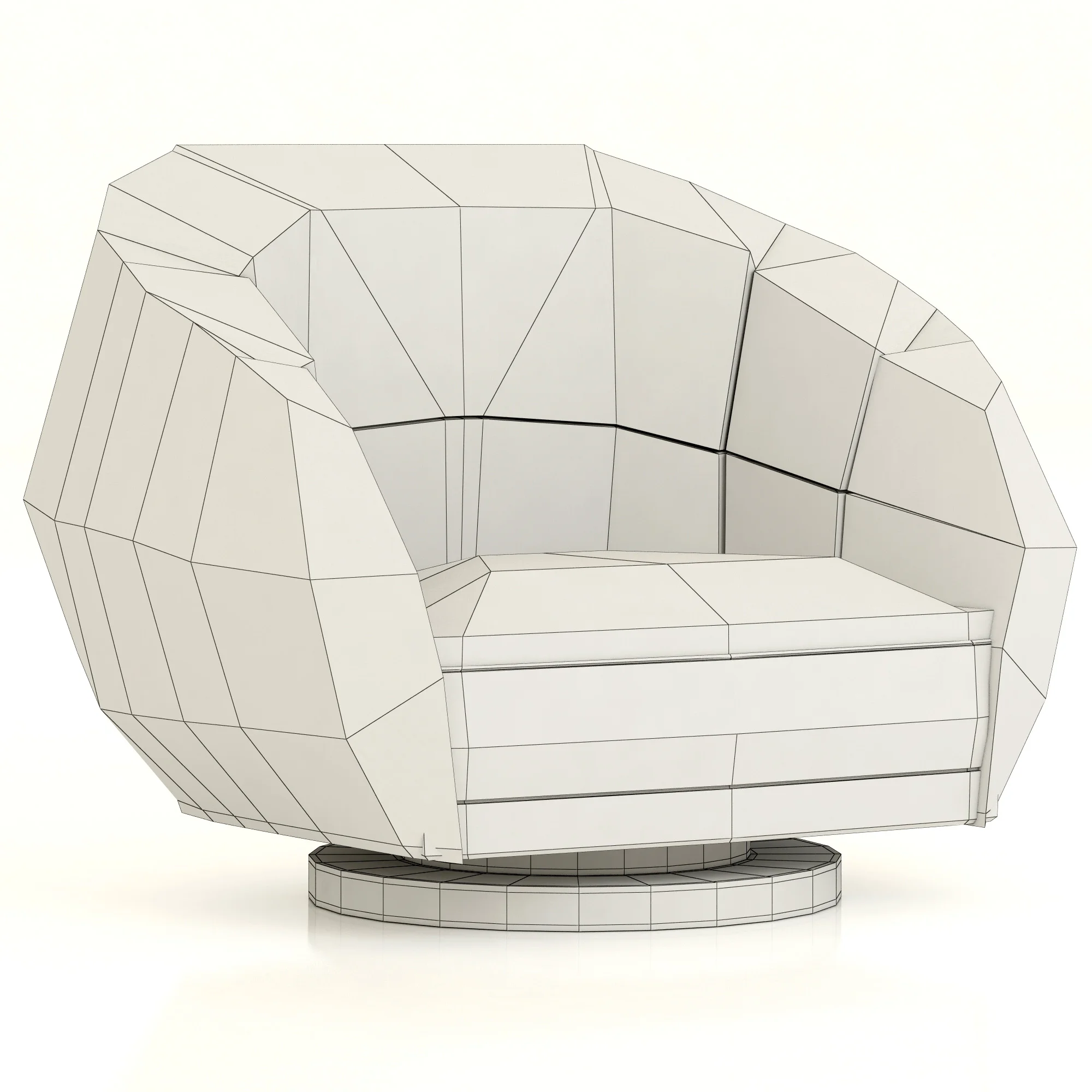 Essential Home Mansfield Armchair — 3D model preview 3
