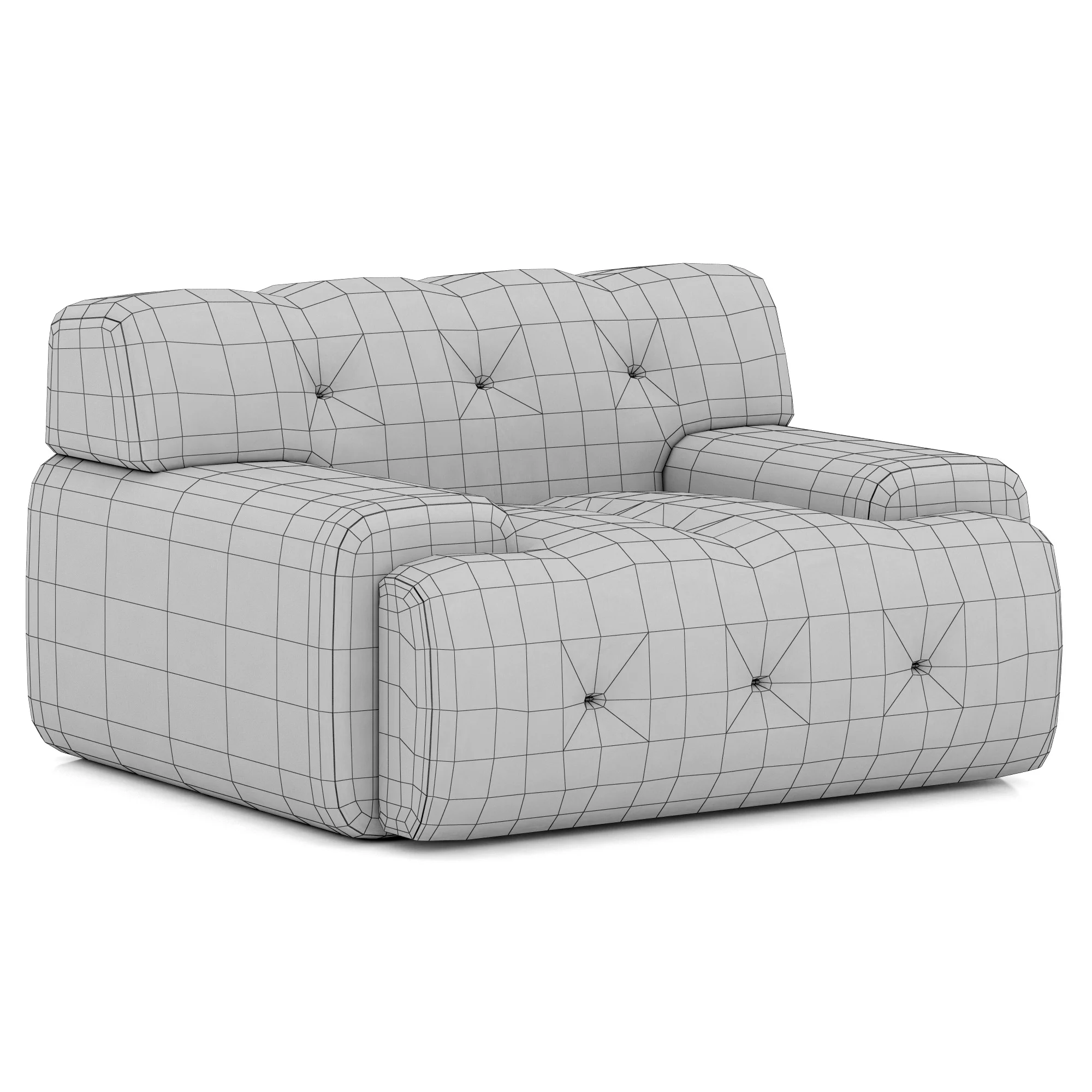 Roche Bobois Blogger Armchair — 3D model preview 8