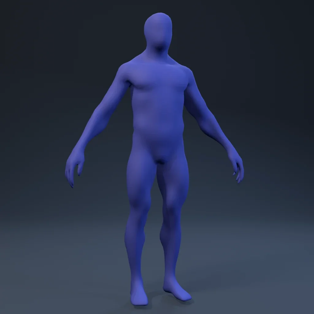 Basemesh Stylized Boy 03