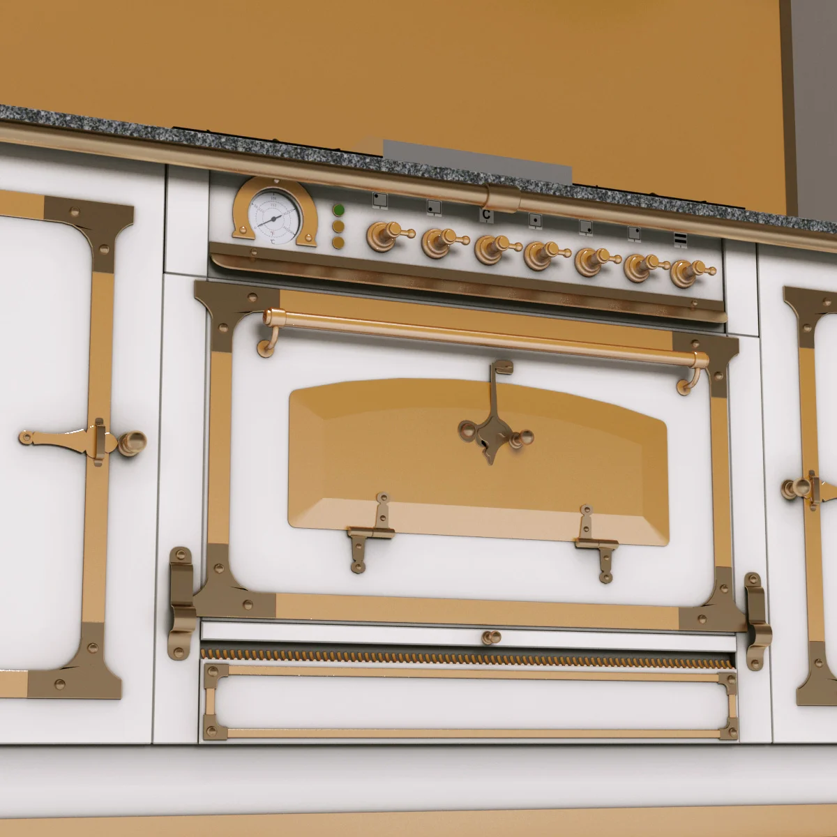 Restart ELG112 Cooking Block 200 Felix Royal — 3D model preview 1