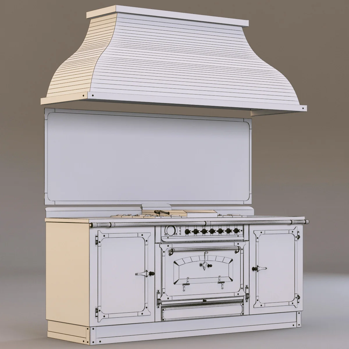 Restart ELG112 Cooking Block 200 Felix Royal — 3D model preview 4