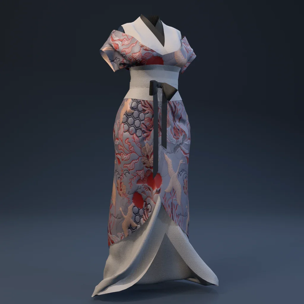 Korean Girl Kimono Outfit