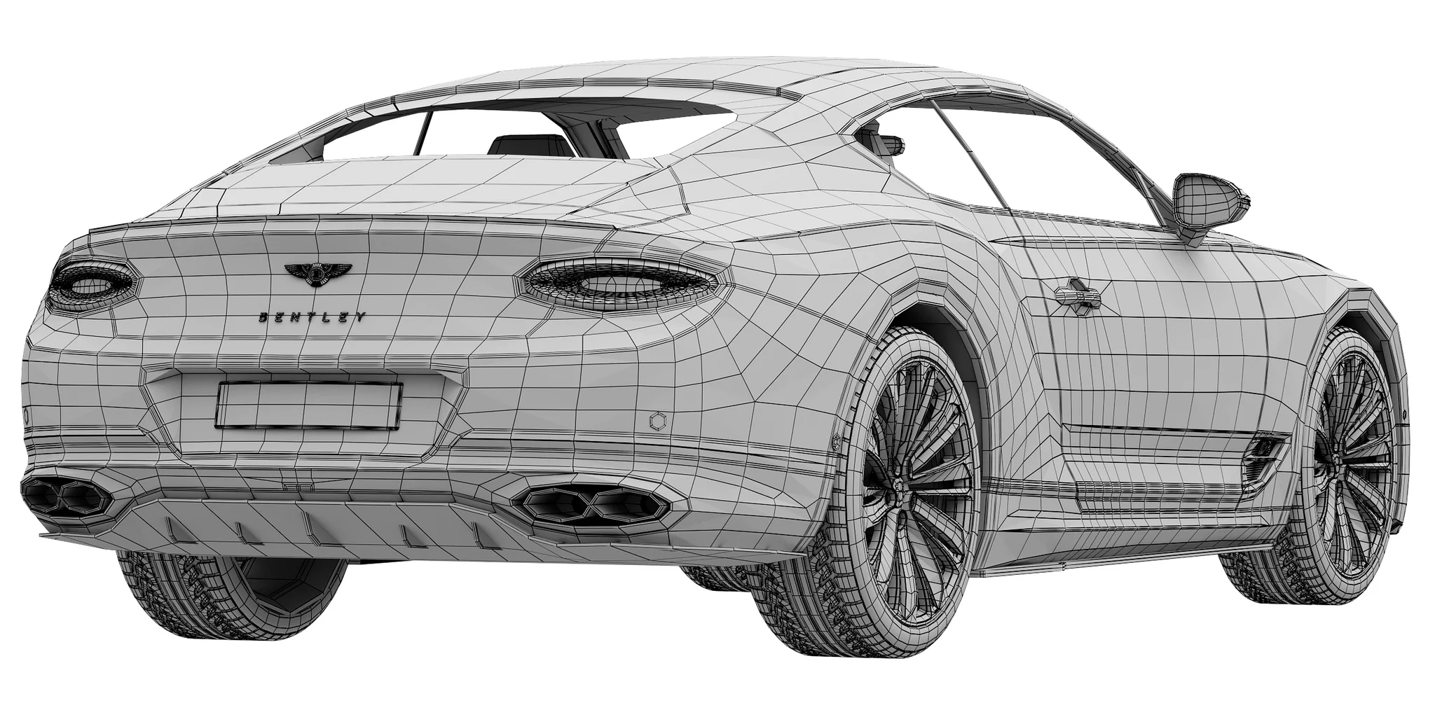 Bentley Continental GT Speed, 3D model preview 8