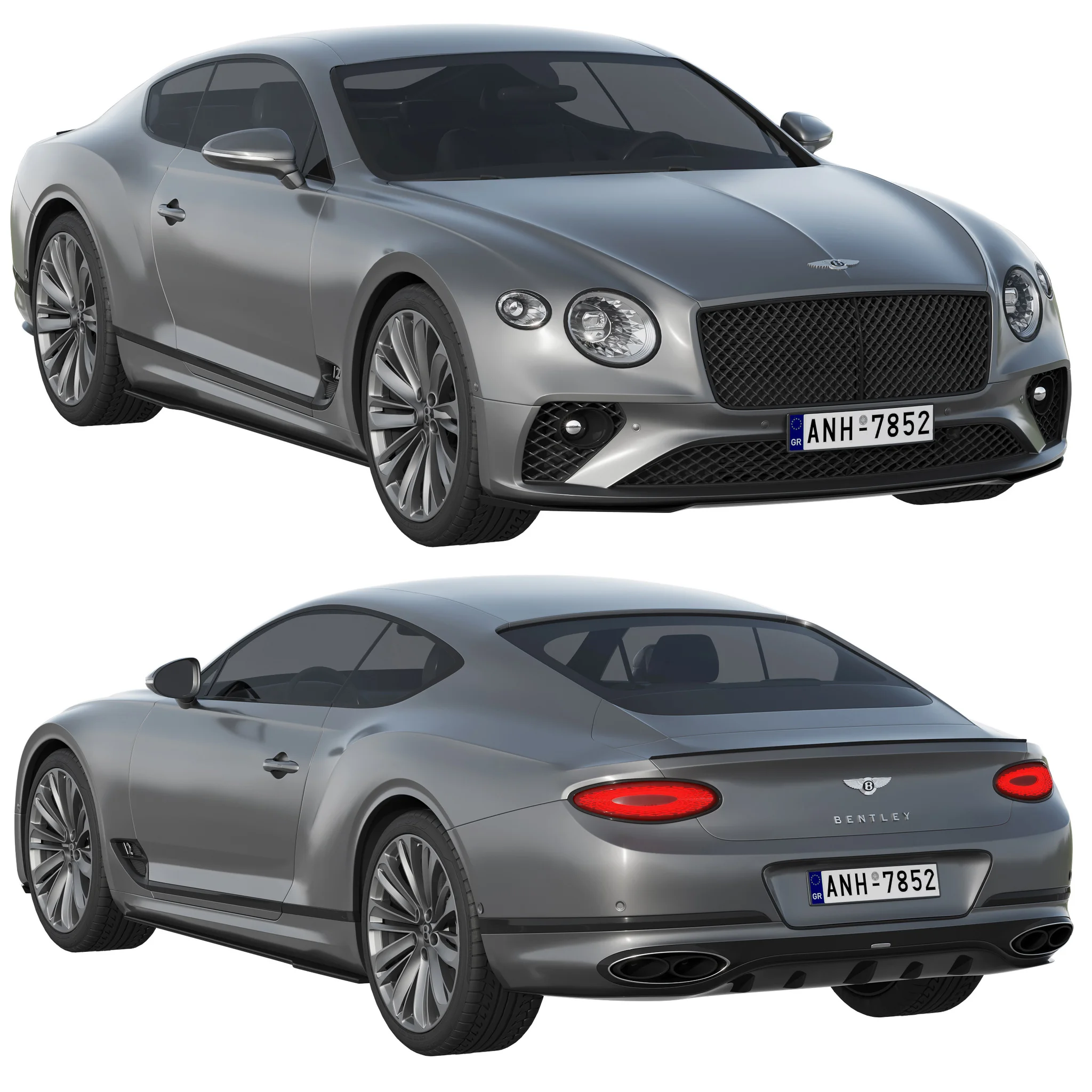 Bentley Continental GT Speed, 3D model preview 16