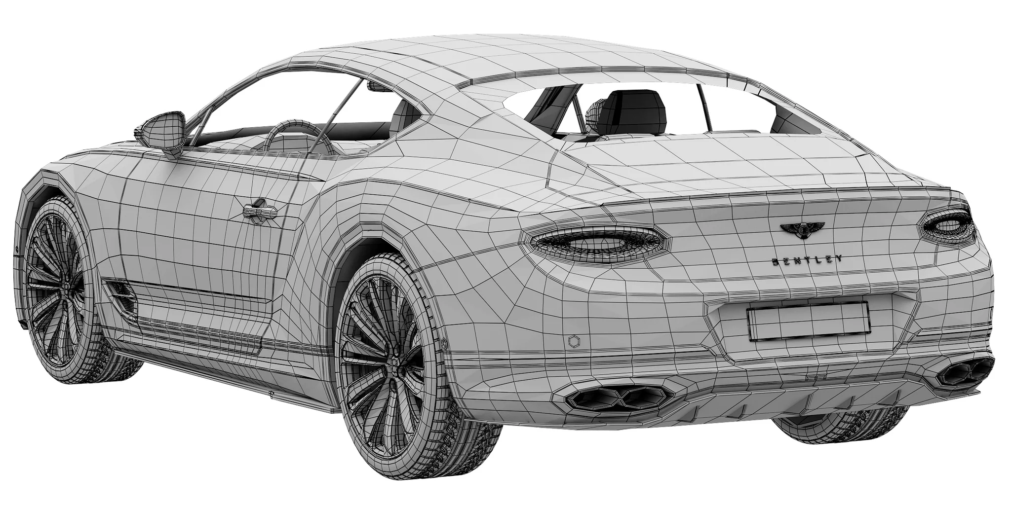 Bentley Continental GT Speed, 3D model preview 23