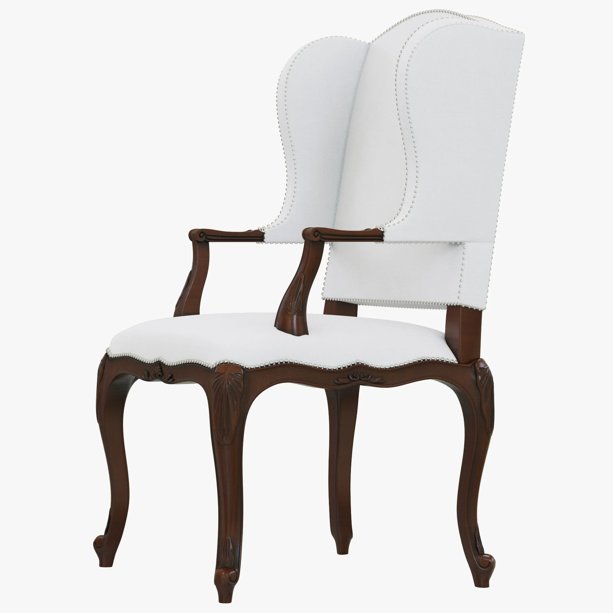 Ralph Lauren CONSERVATORY GARDEN HOST CHAIR — 3D model preview 4