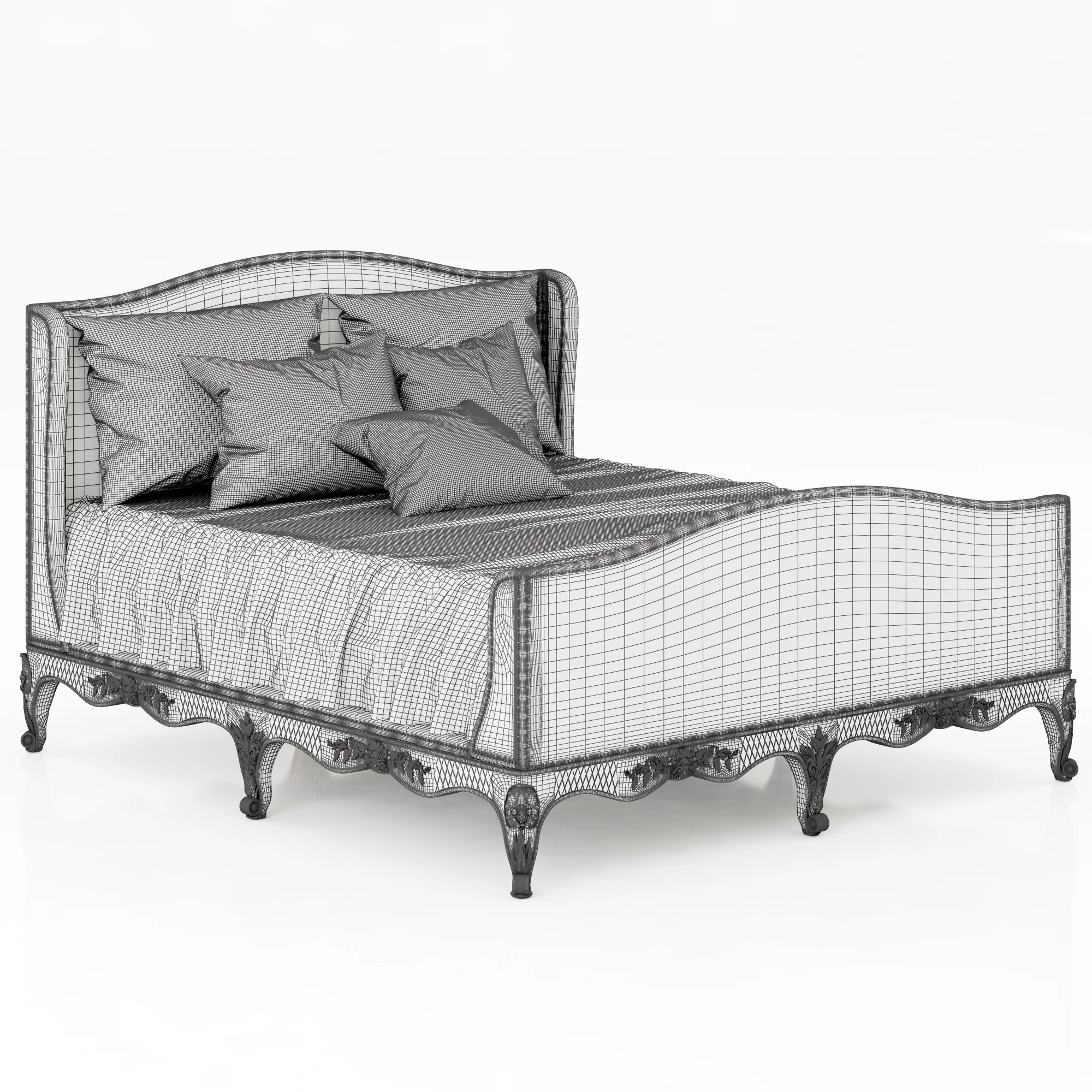 Ralph Lauren PERSIA BED — 3D model preview 7
