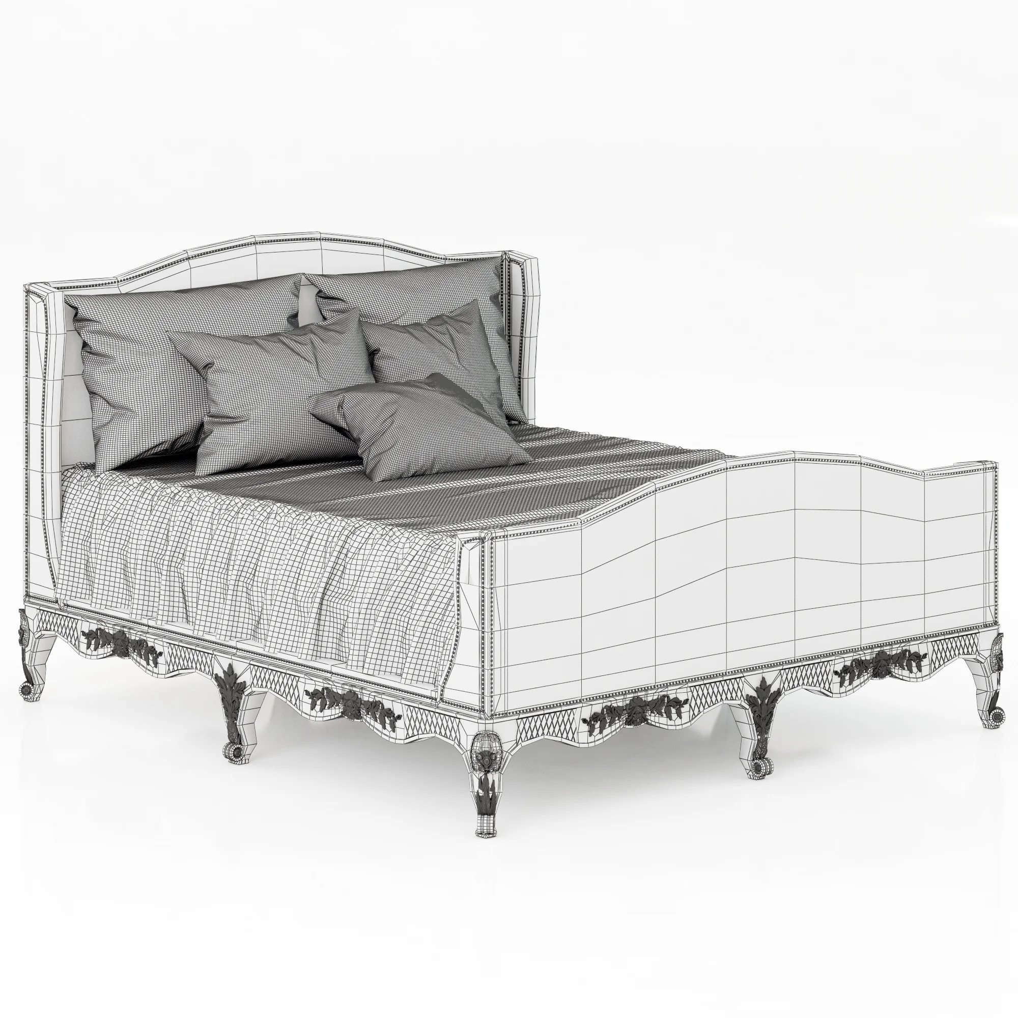 Ralph Lauren PERSIA BED — 3D model preview 8