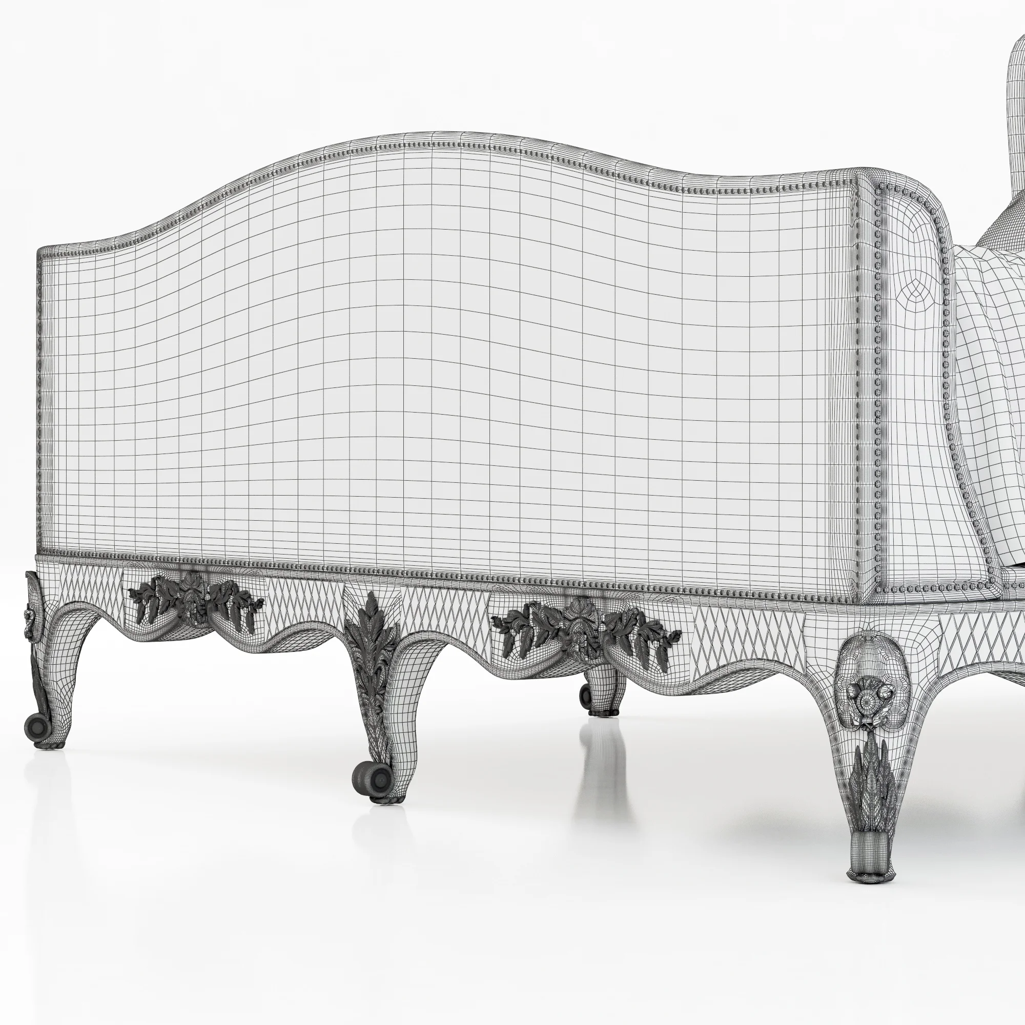 Ralph Lauren PERSIA BED — 3D model preview 10
