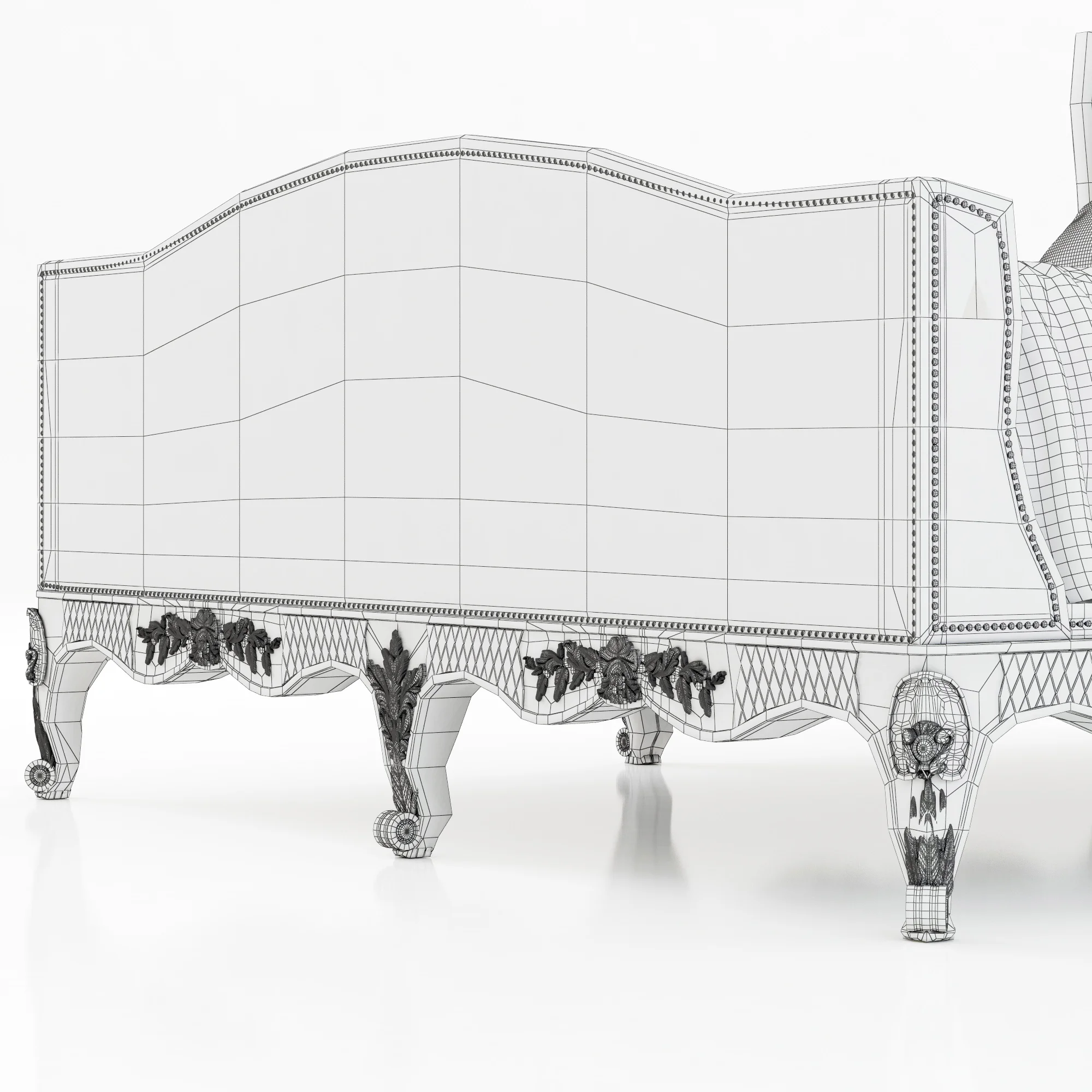 Ralph Lauren PERSIA BED — 3D model preview 11