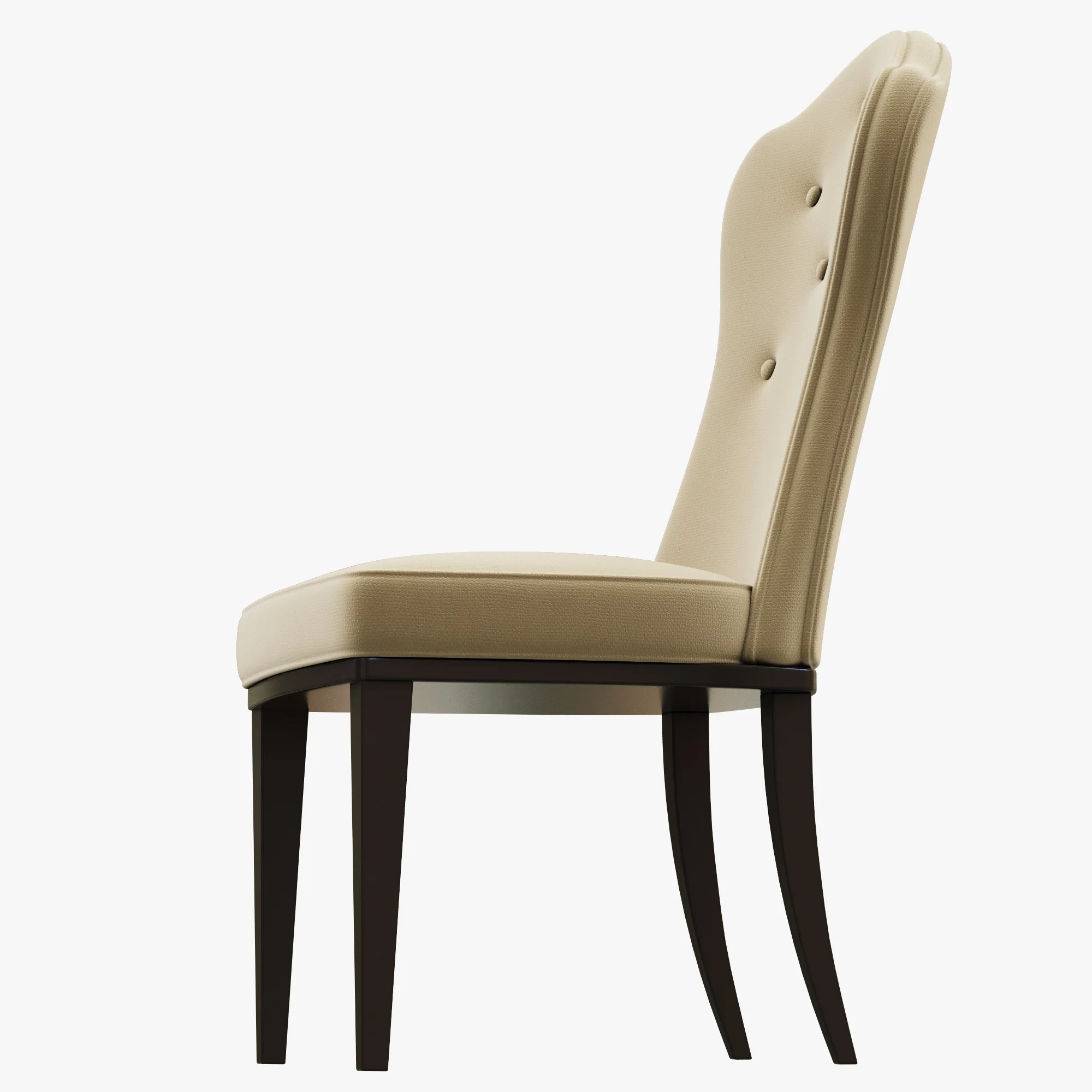 Bernhardt Haven Side Chair — 3D model preview 4