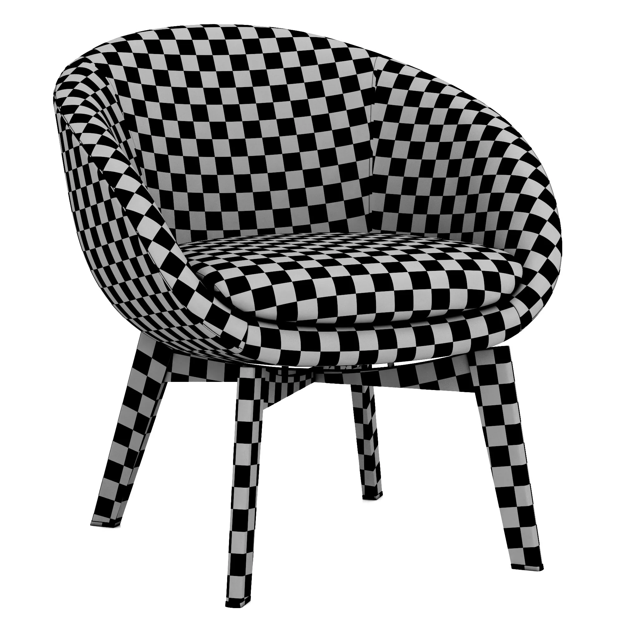 Minotti Russell Lounge — 3D model preview 9