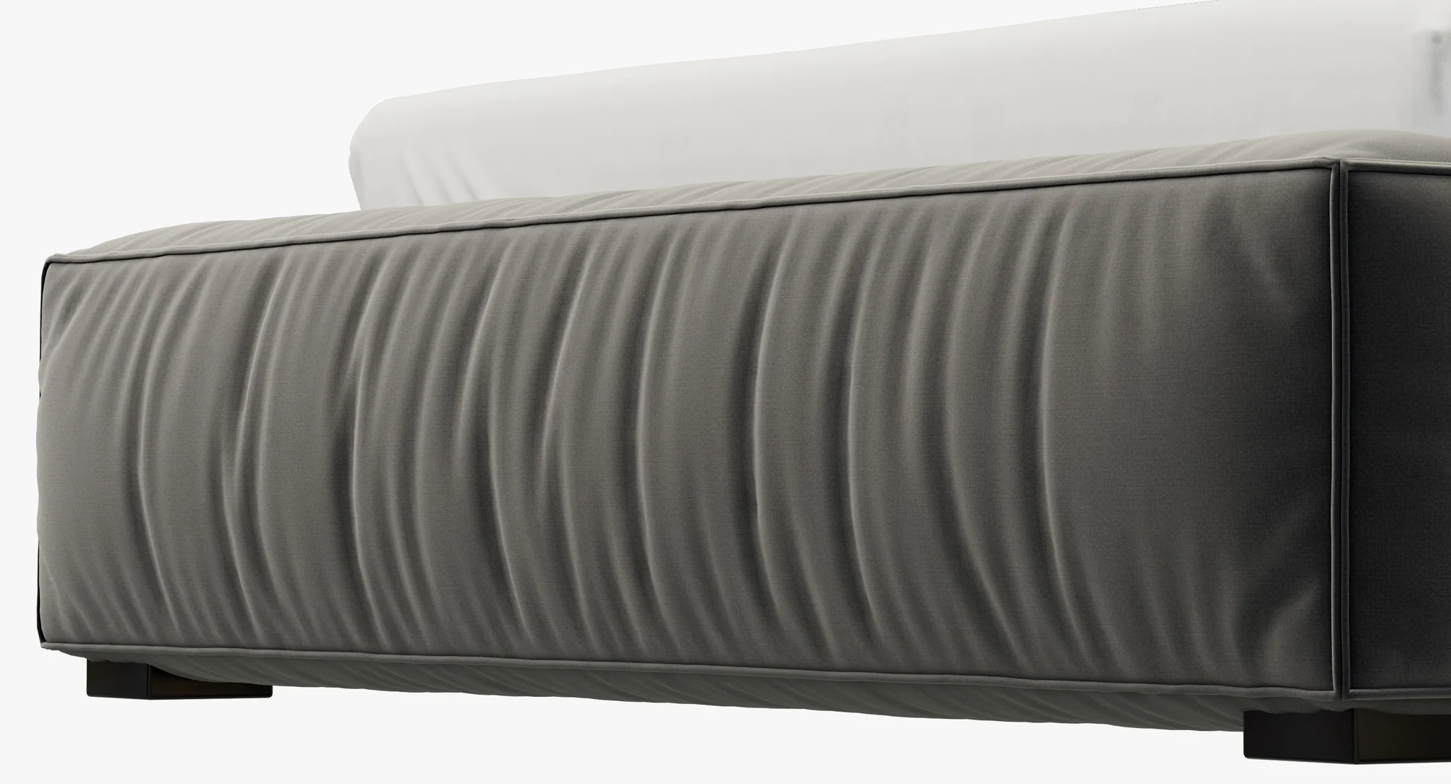 RH Teen Sona Upholstered Platform Bed — 3D model preview 3