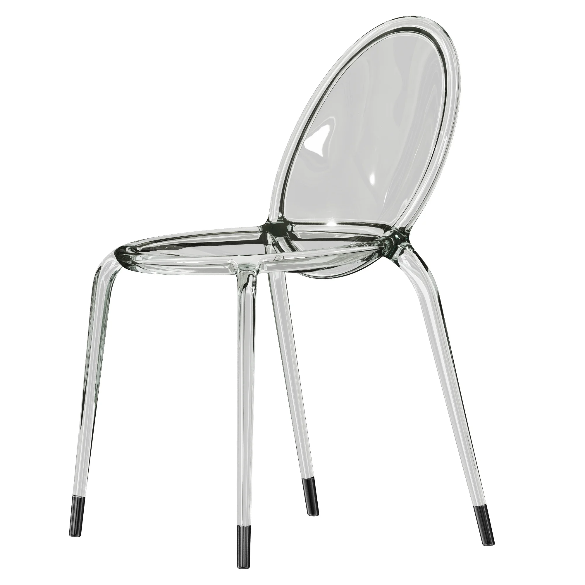 Roche Bobois Loop Chair Crystal — 3D model preview 2