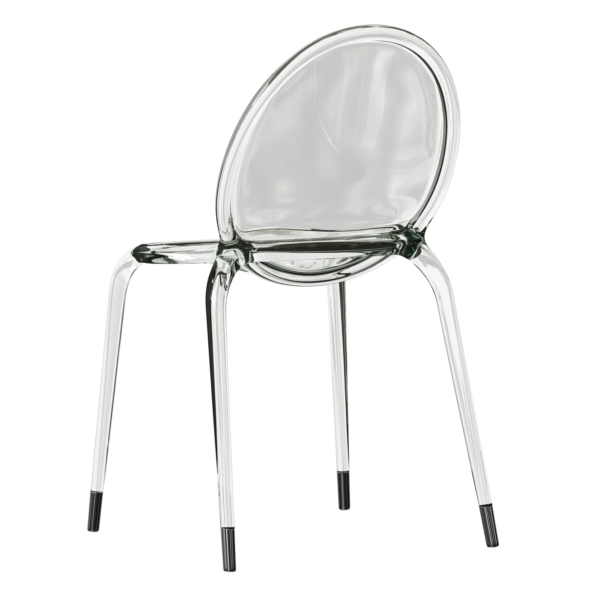 Roche Bobois Loop Chair Crystal — 3D model preview 4