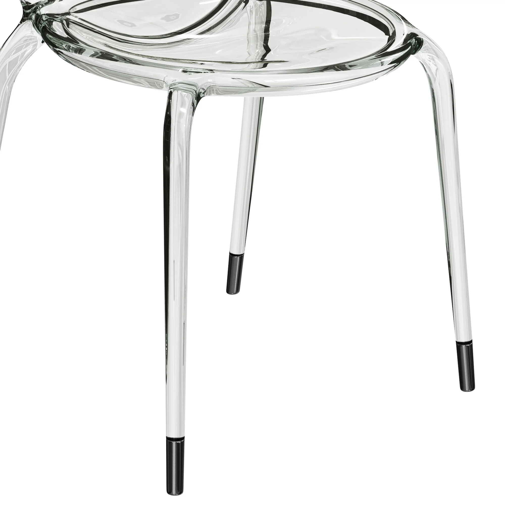 Roche Bobois Loop Chair Crystal — 3D model preview 5