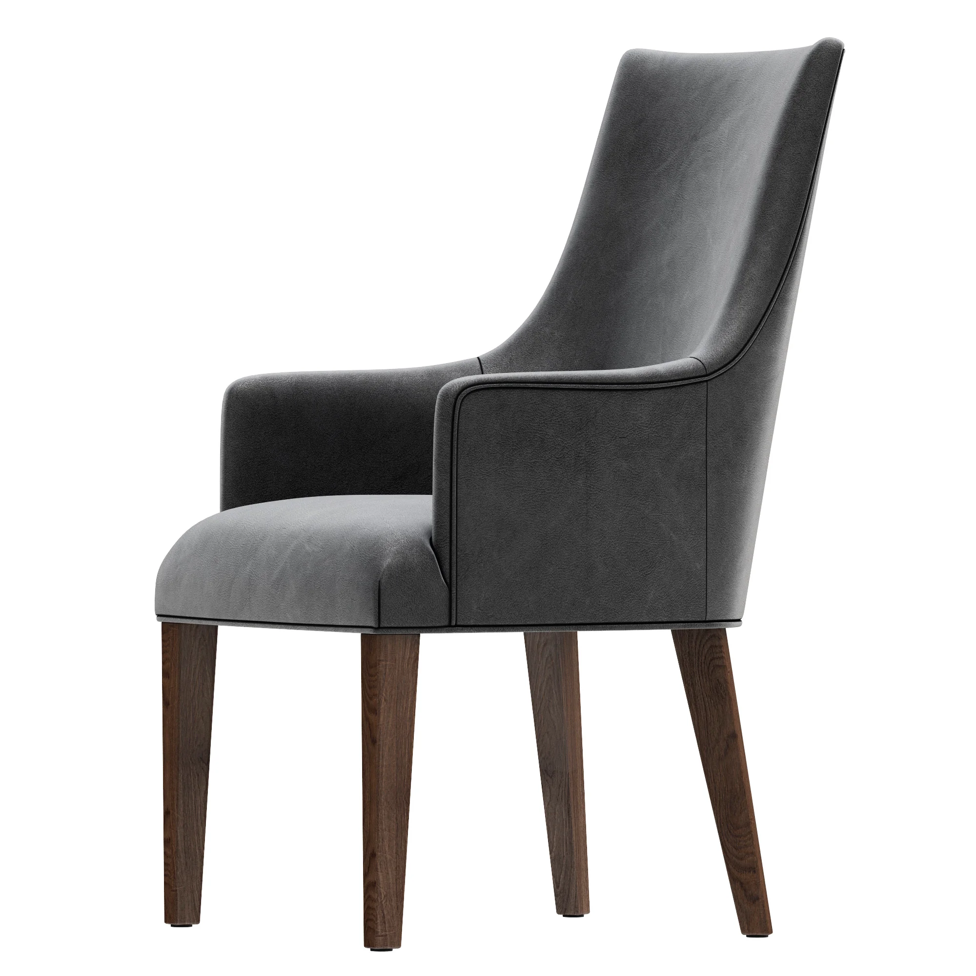 Restoration Hardware Ella Leather Armchair — 3D model preview 5